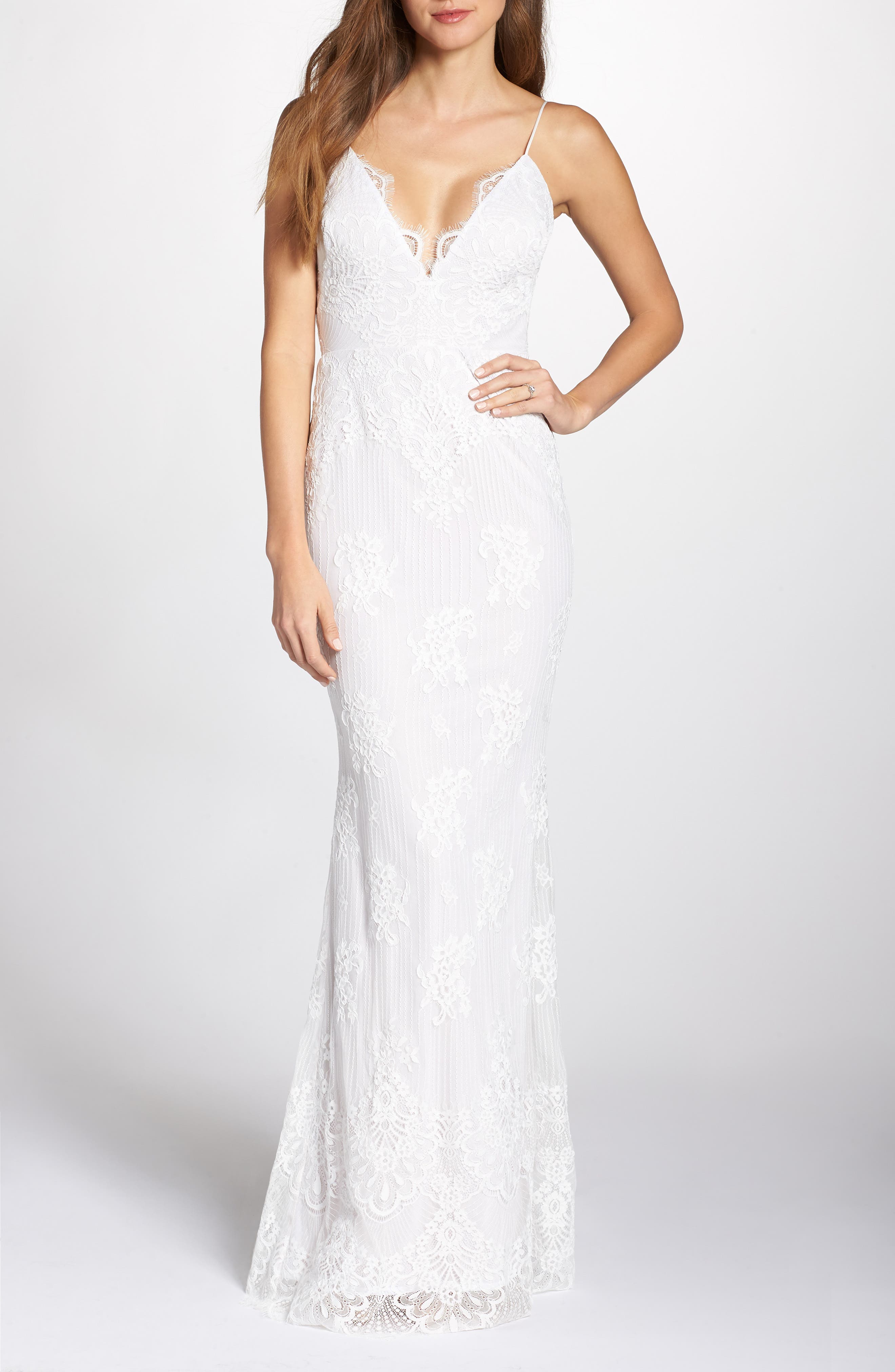 Noel And Jean By Katie May Rose Lace Wedding Dress, Ivory