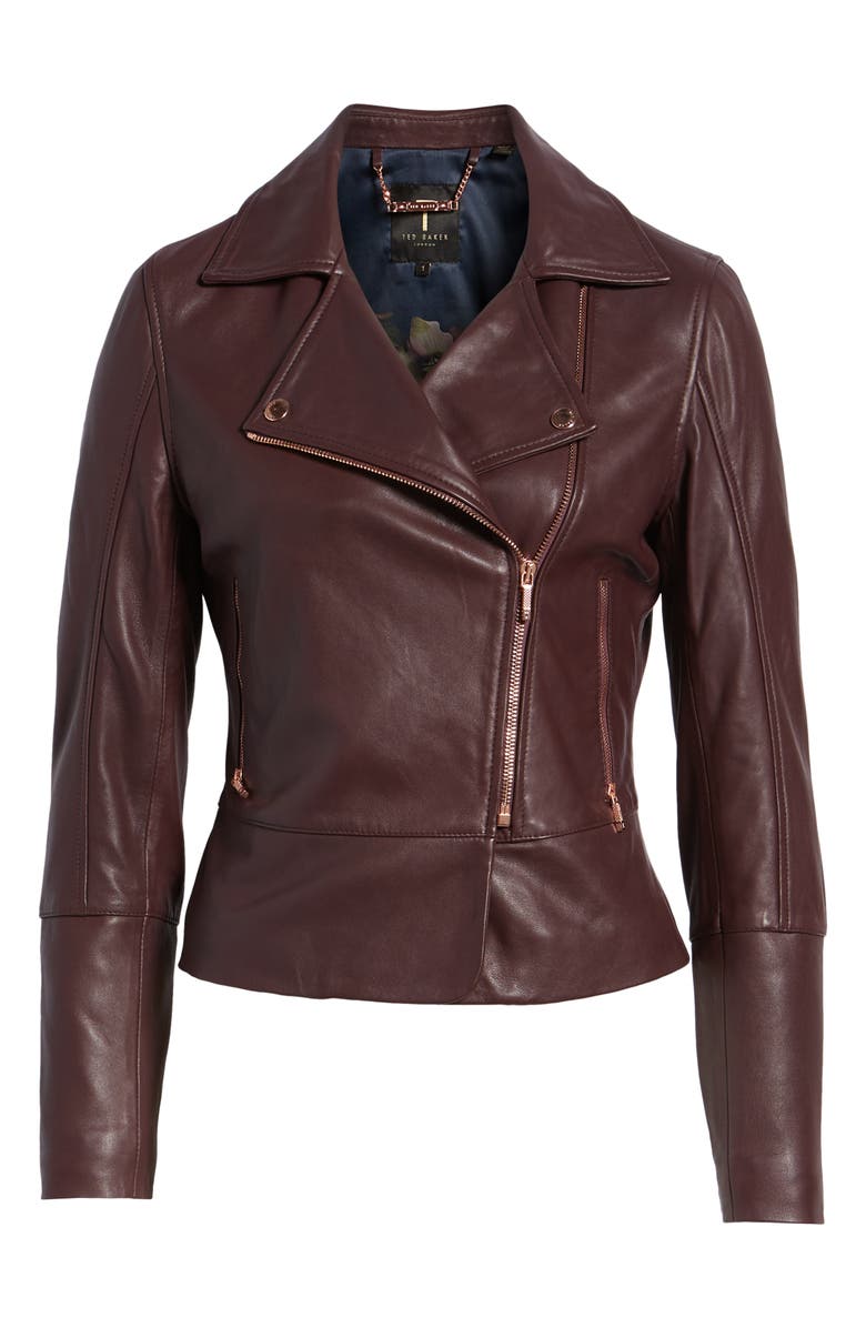 Ted baker lizia minimal biker jacket discount