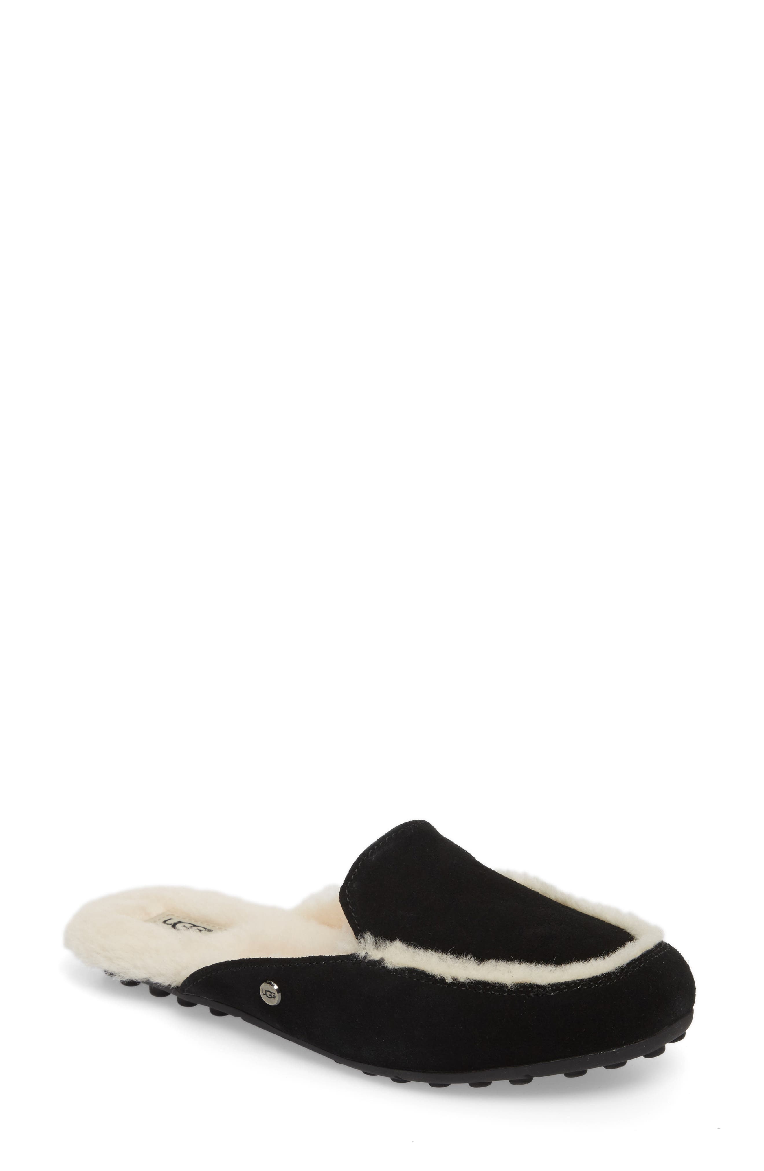 Ugg Lane Genuine Shearling Slipper, Black