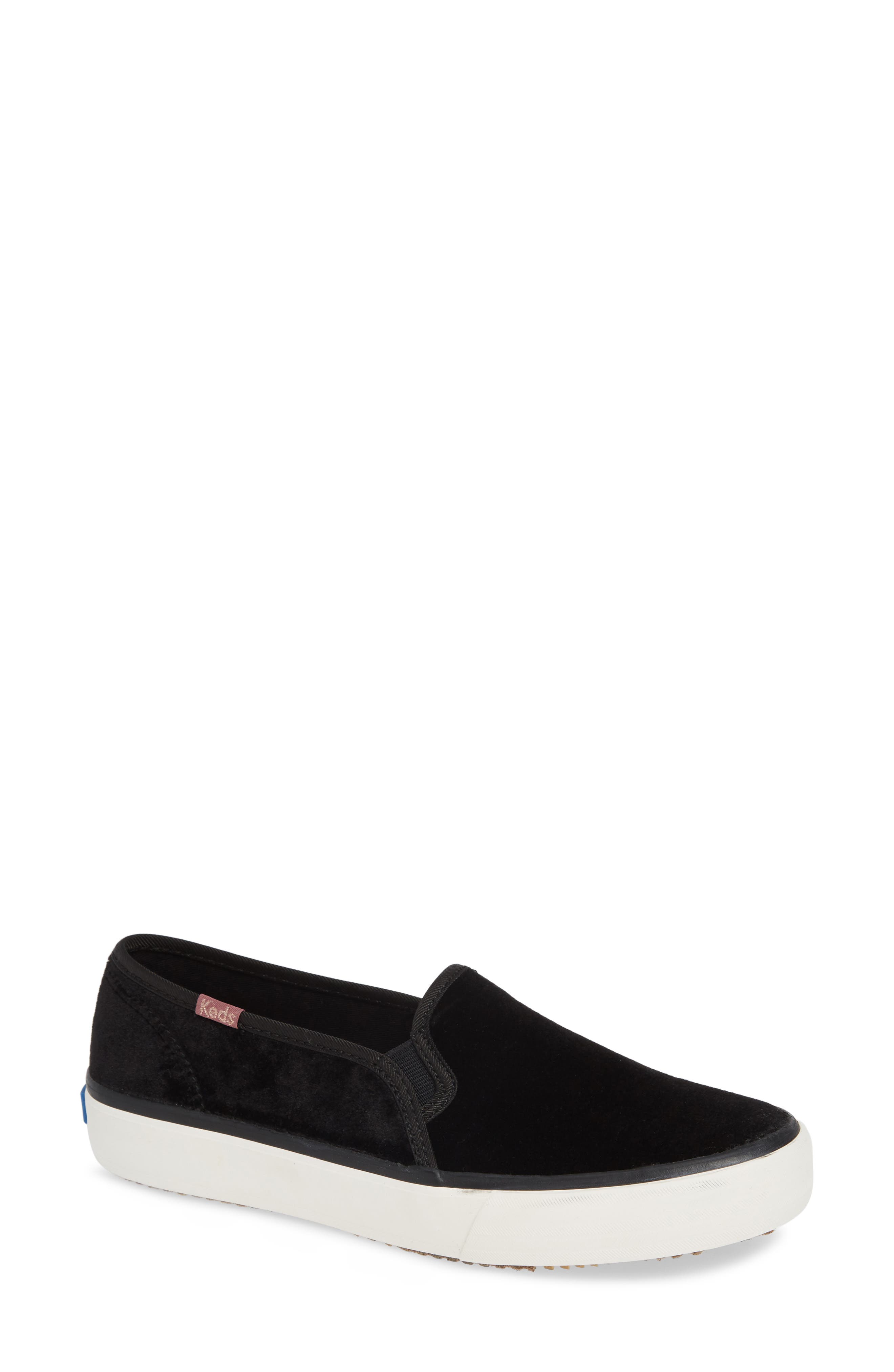 UPC 884547671639 product image for Women's Keds 'Double Decker' Slip-On Sneaker, Size 6 M - Black | upcitemdb.com