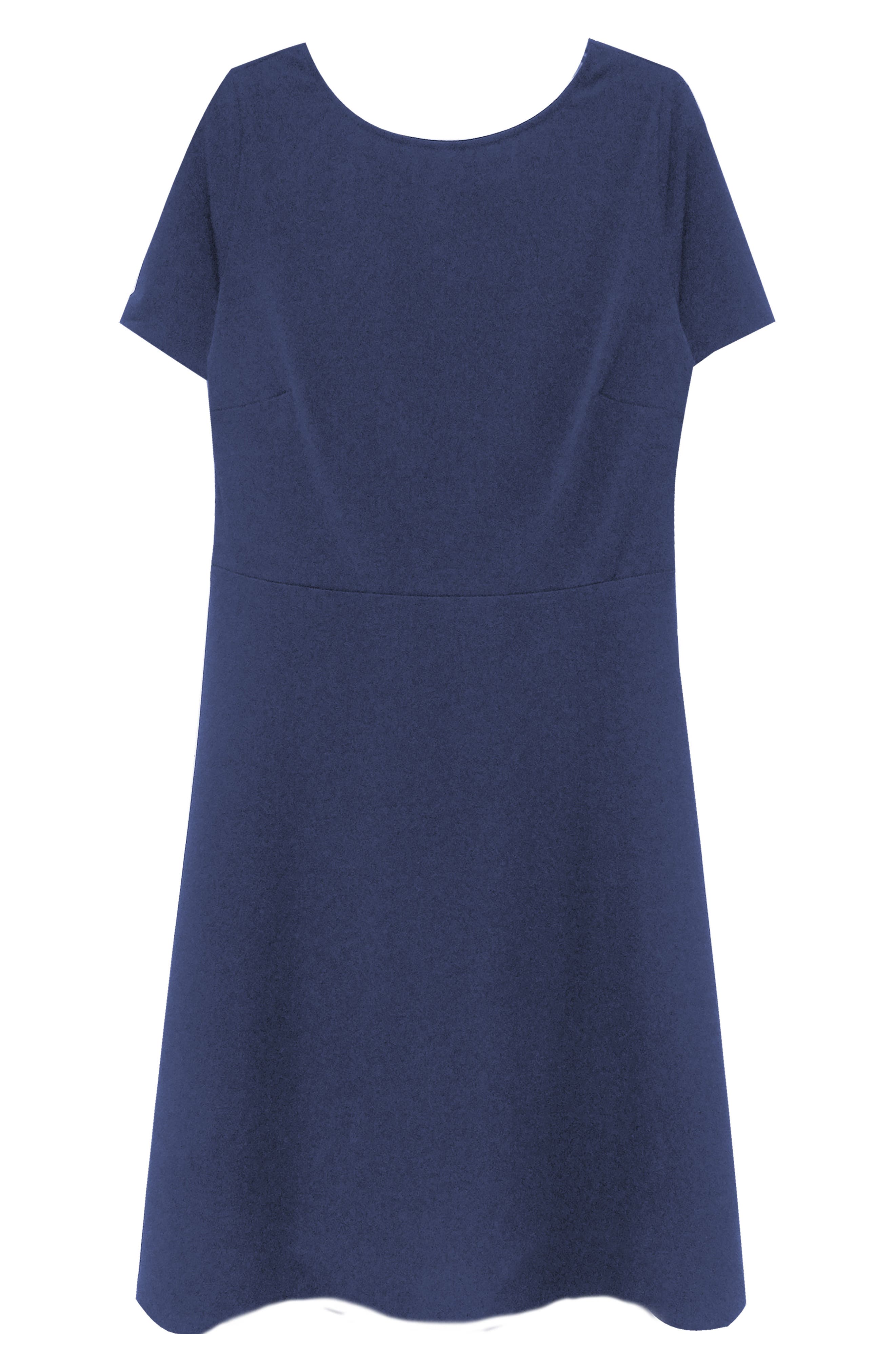 Karen Kane Short Sleeve Dress, Blue