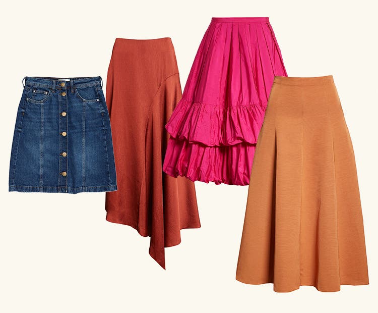 Flowy shop skirt meaning