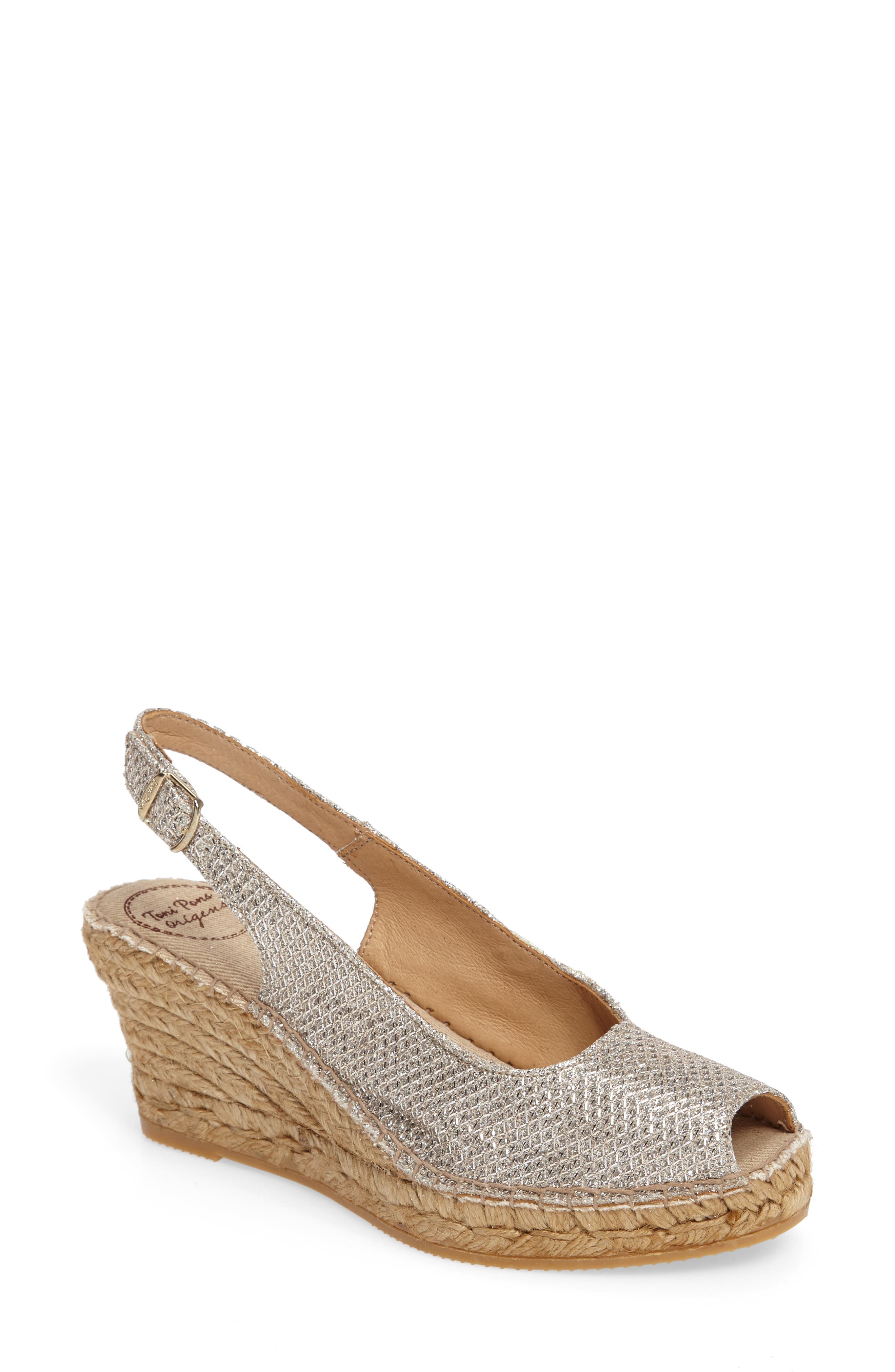 Toni Pons Women S Shoes Toni Pons Calafell Slingback Wedge Espadrille