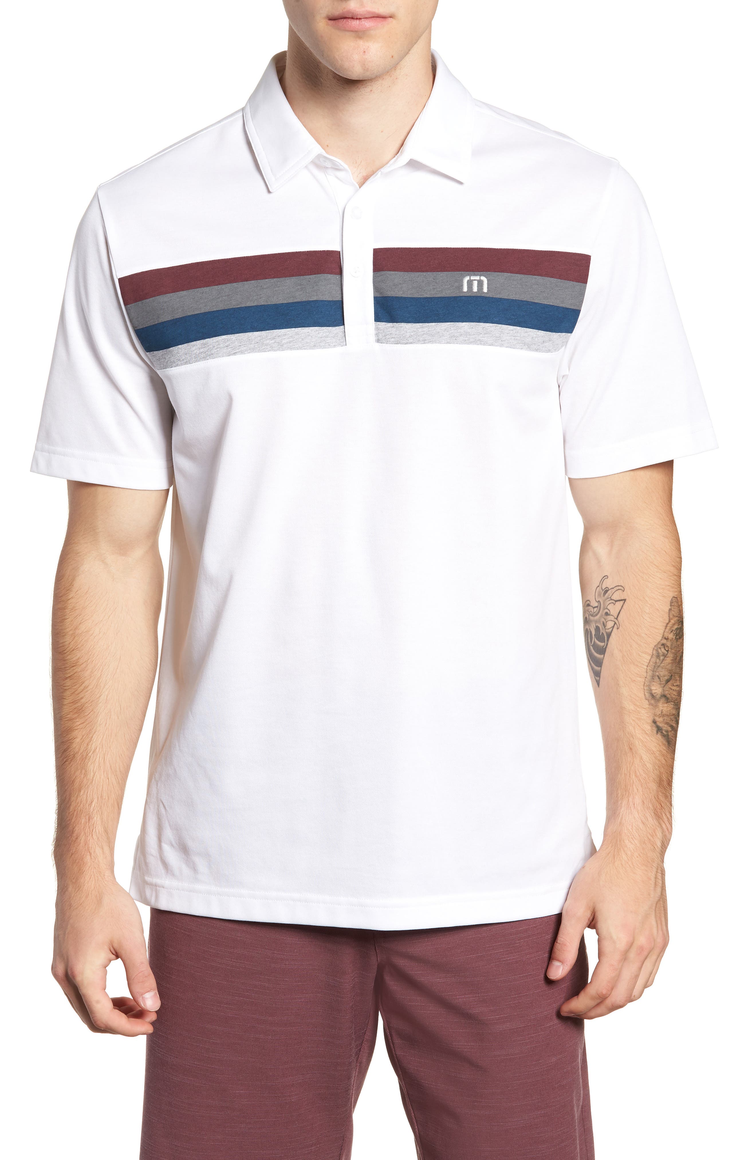 Travis Mathew Expat Polo, White