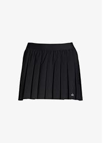 Black pleated tennis skirt.