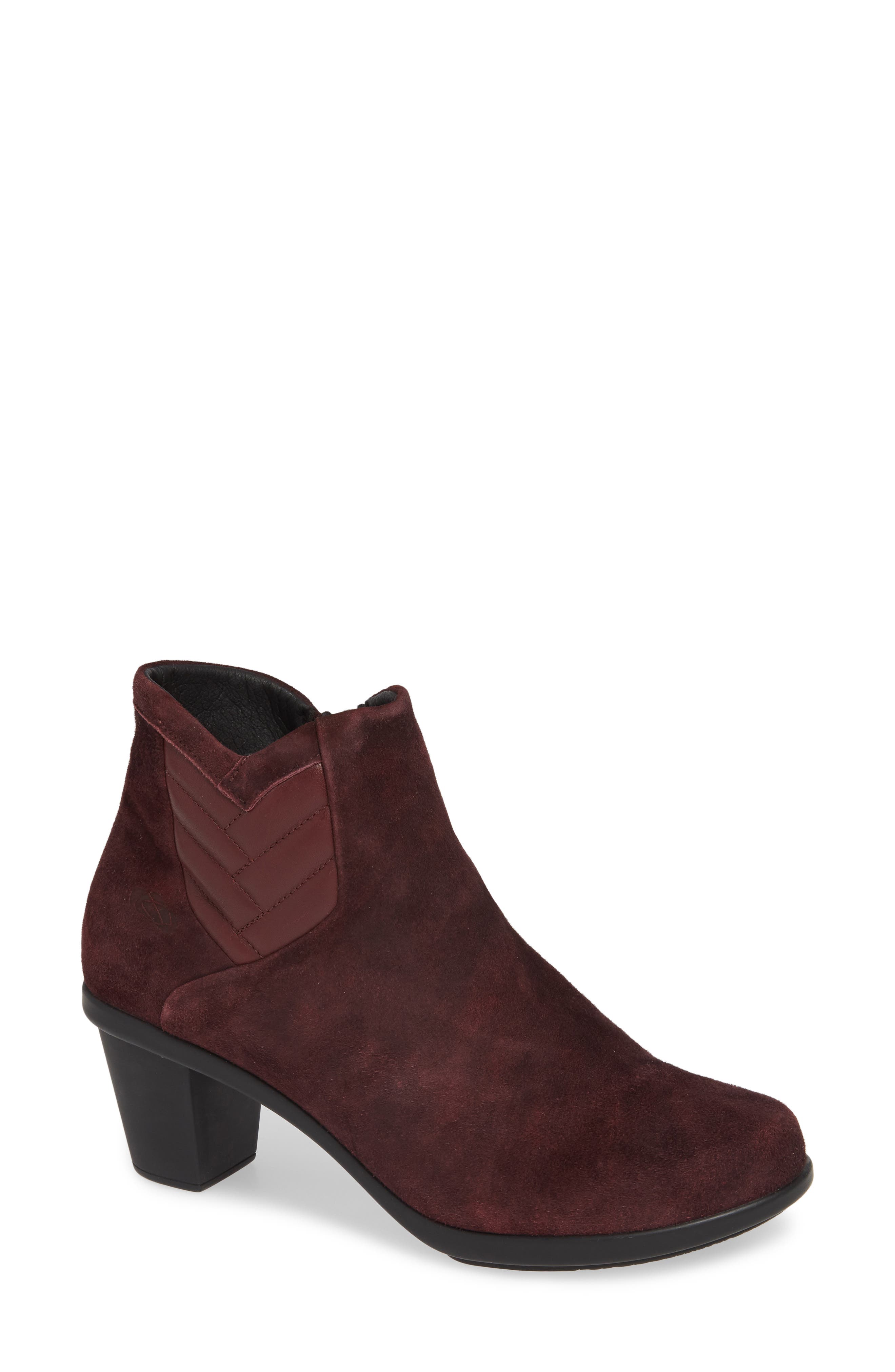 Cloud Ollie Bootie - Burgundy