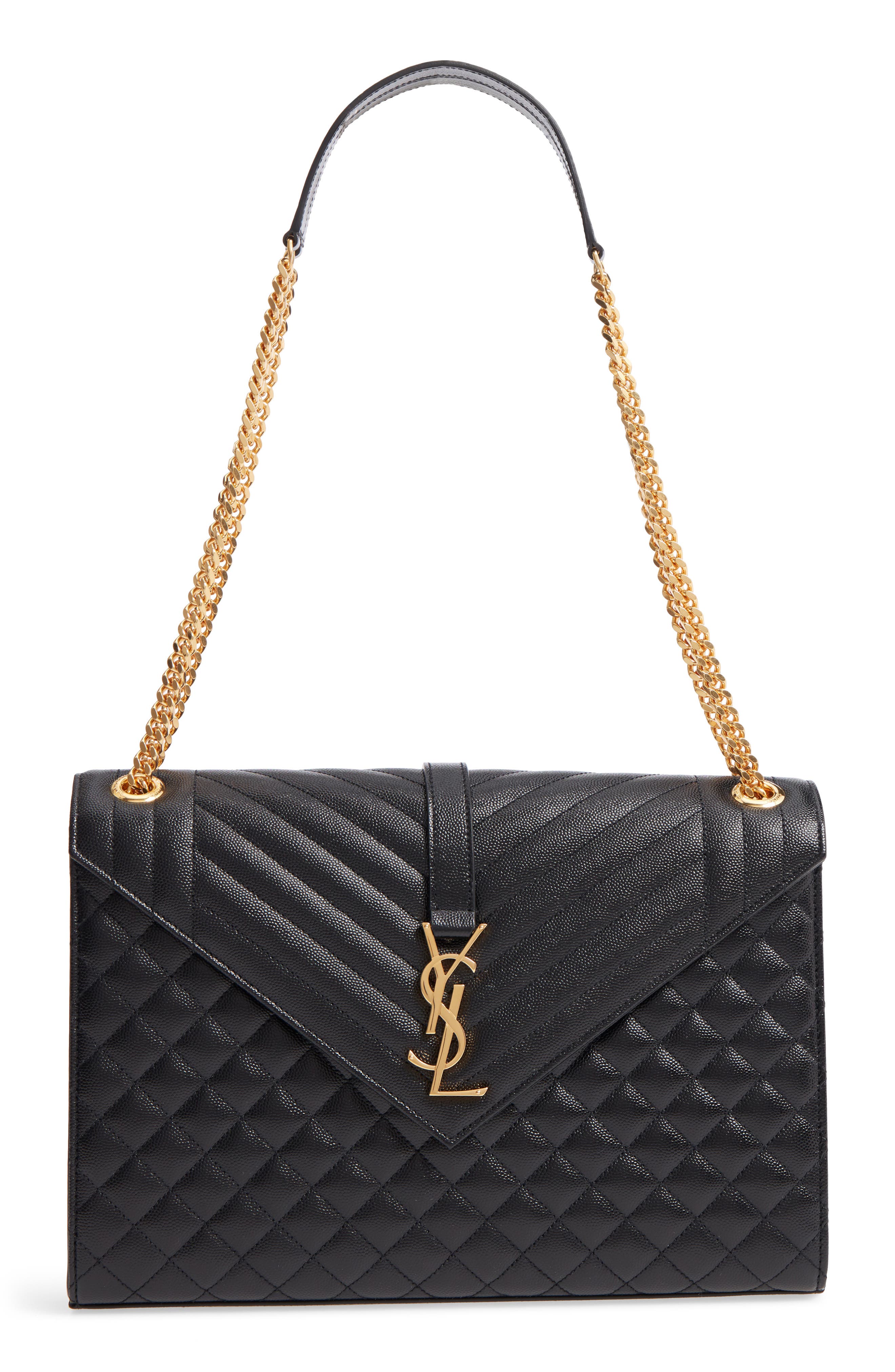 ysl large envelope chain bag