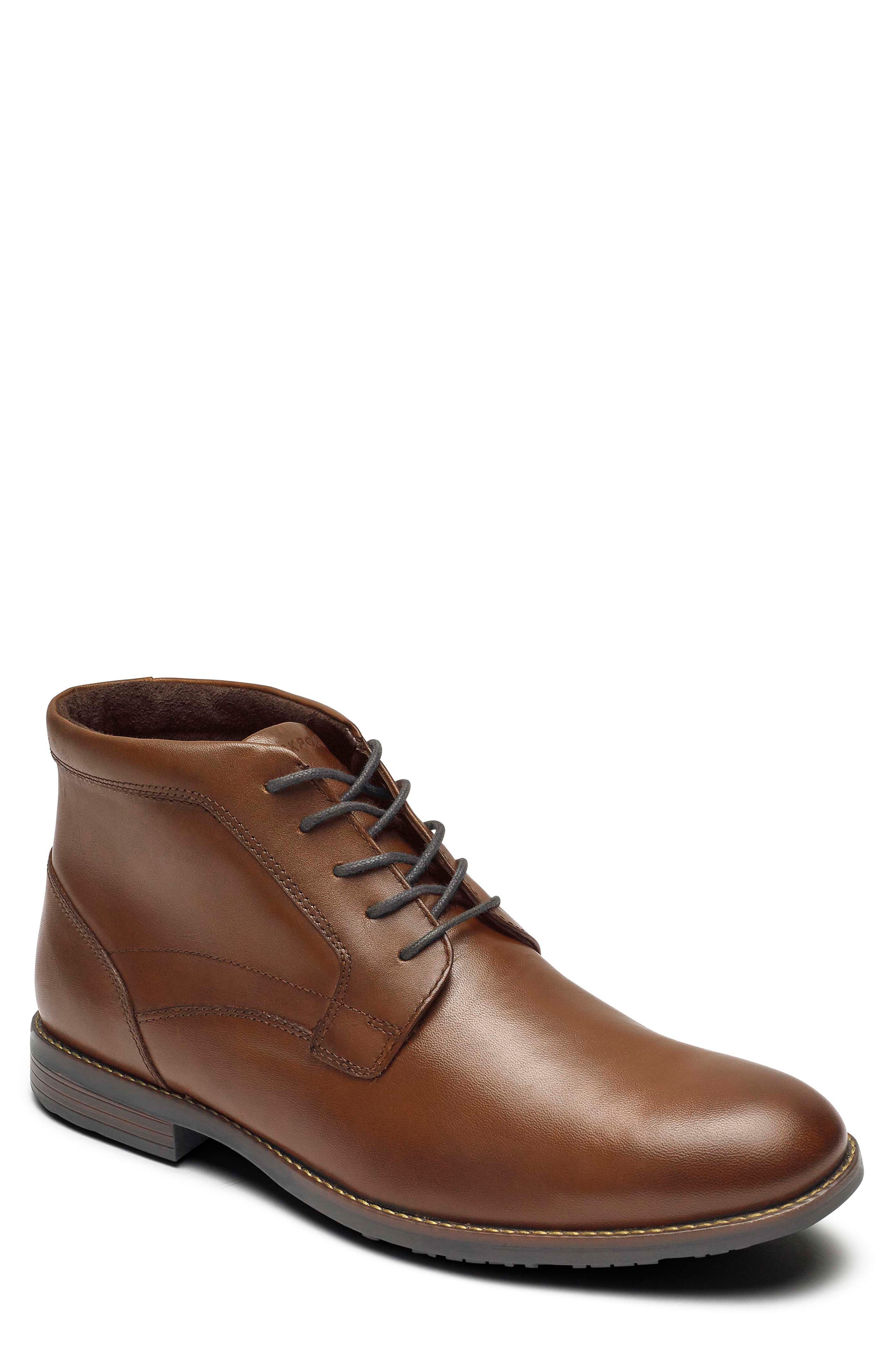 Rockport Dustyn Waterproof Chukka Boot, Brown