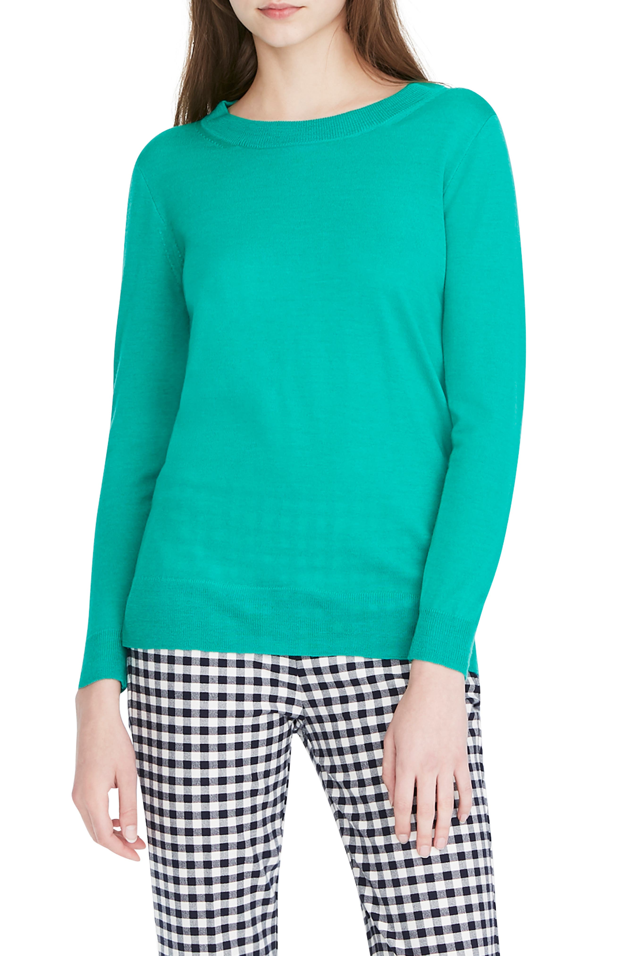 Plus Size J.crew Tippi Merino Wool Sweater, Green