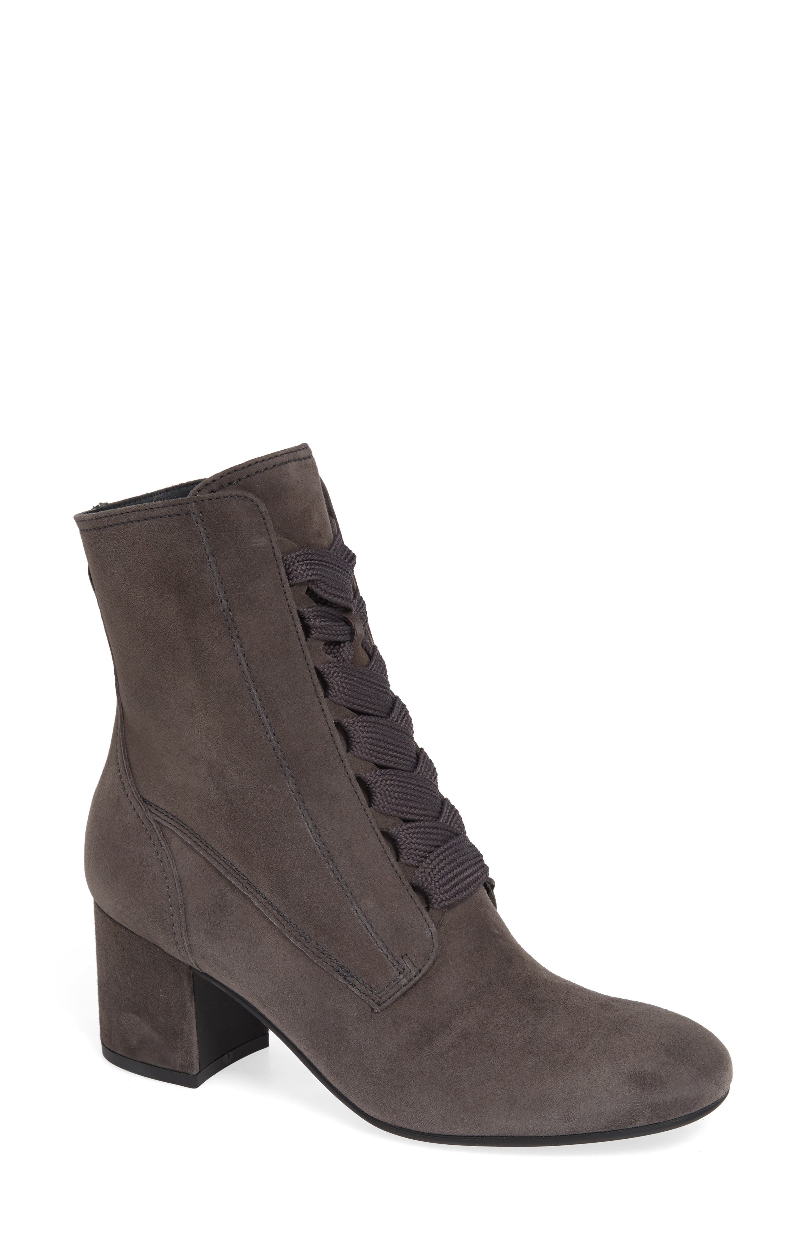 Paul Green Tracy Lace-Up Bootie - Grey