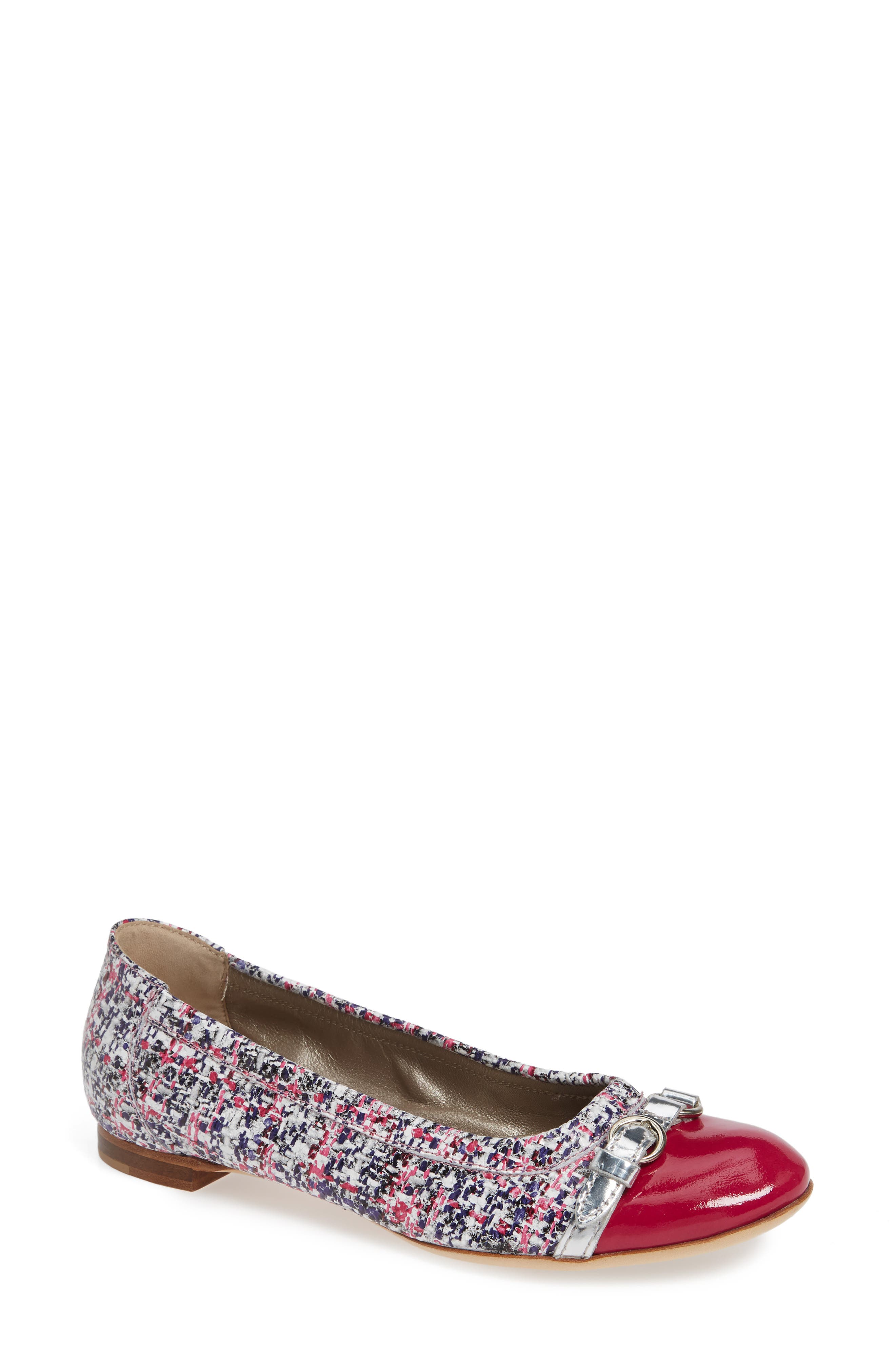 Agl Cap Toe Ballet Flat - Pink