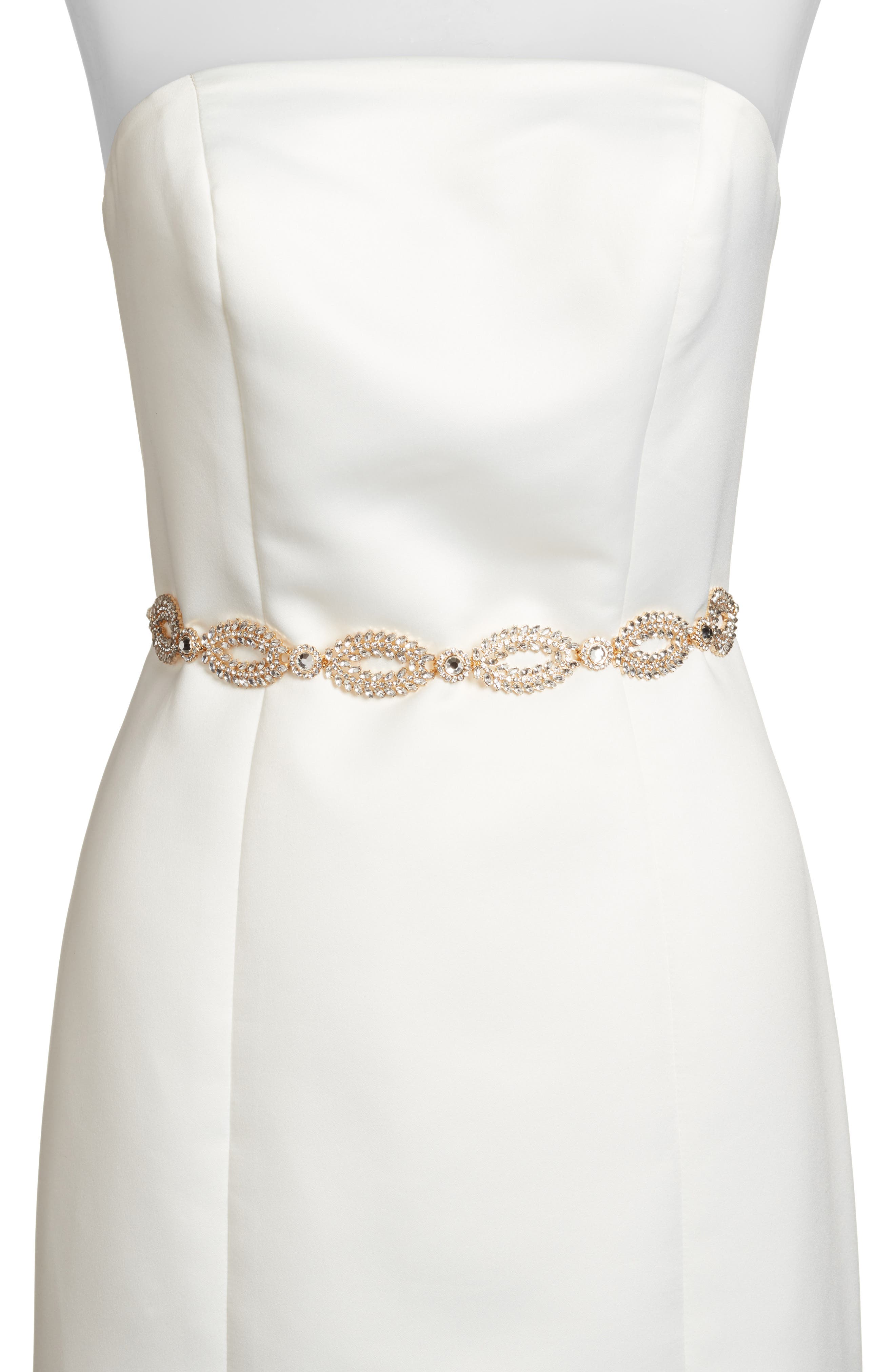 Kate Spade New York Fish Eye Crystal Bridal Belt