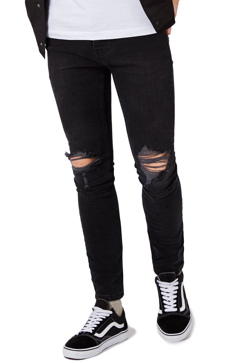 Topman Ripped Skinny Fit Jeans | Nordstrom