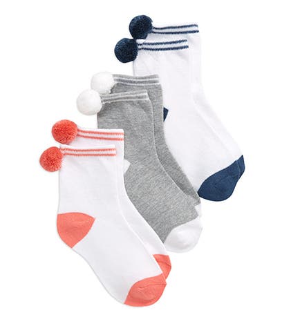 TUCKER & TATE TODDLER POMPOM SOCKS