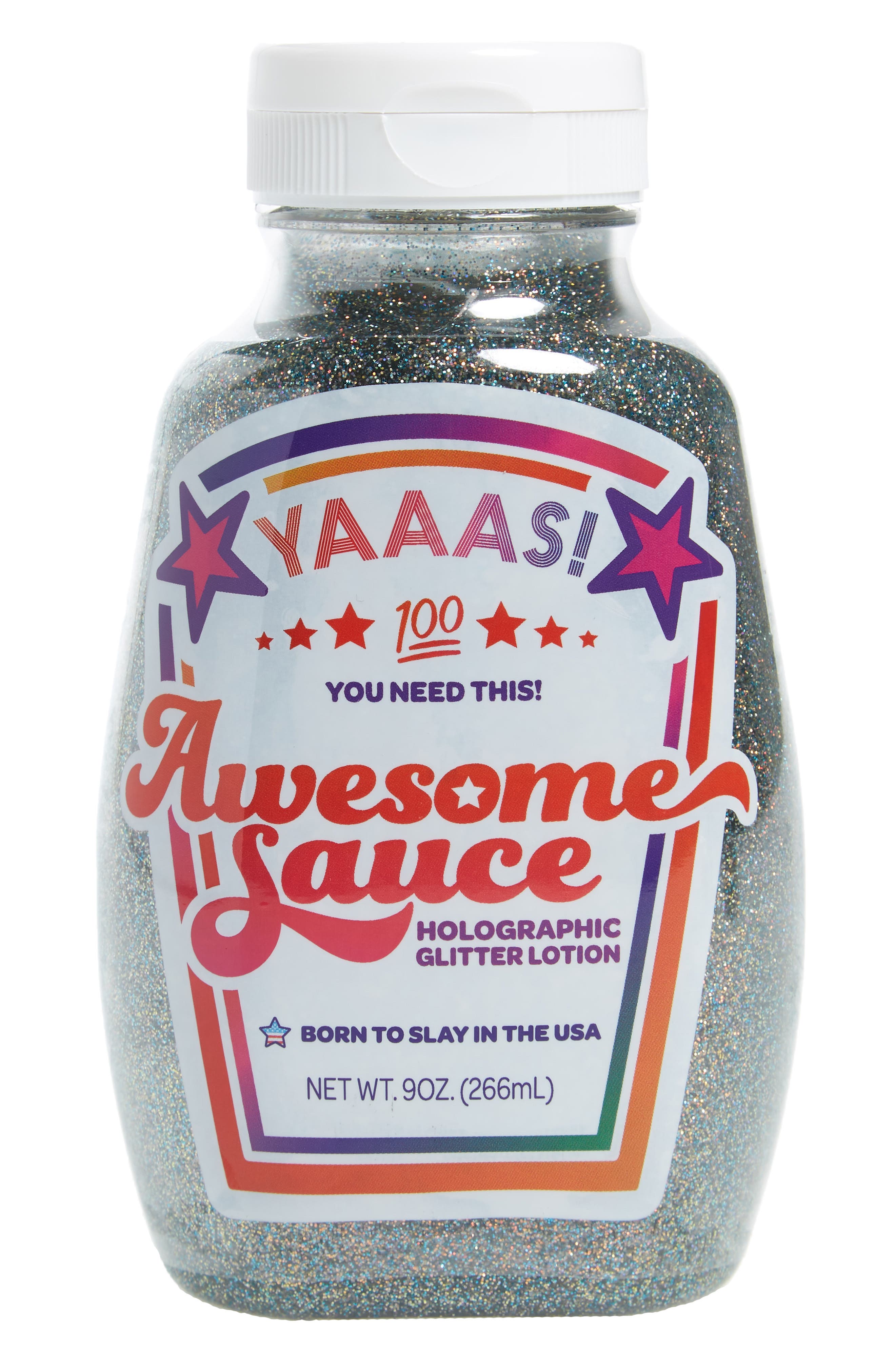 Sunshine & Glitter Awesome Sauce Holographic Glitter Lotion Nordstrom