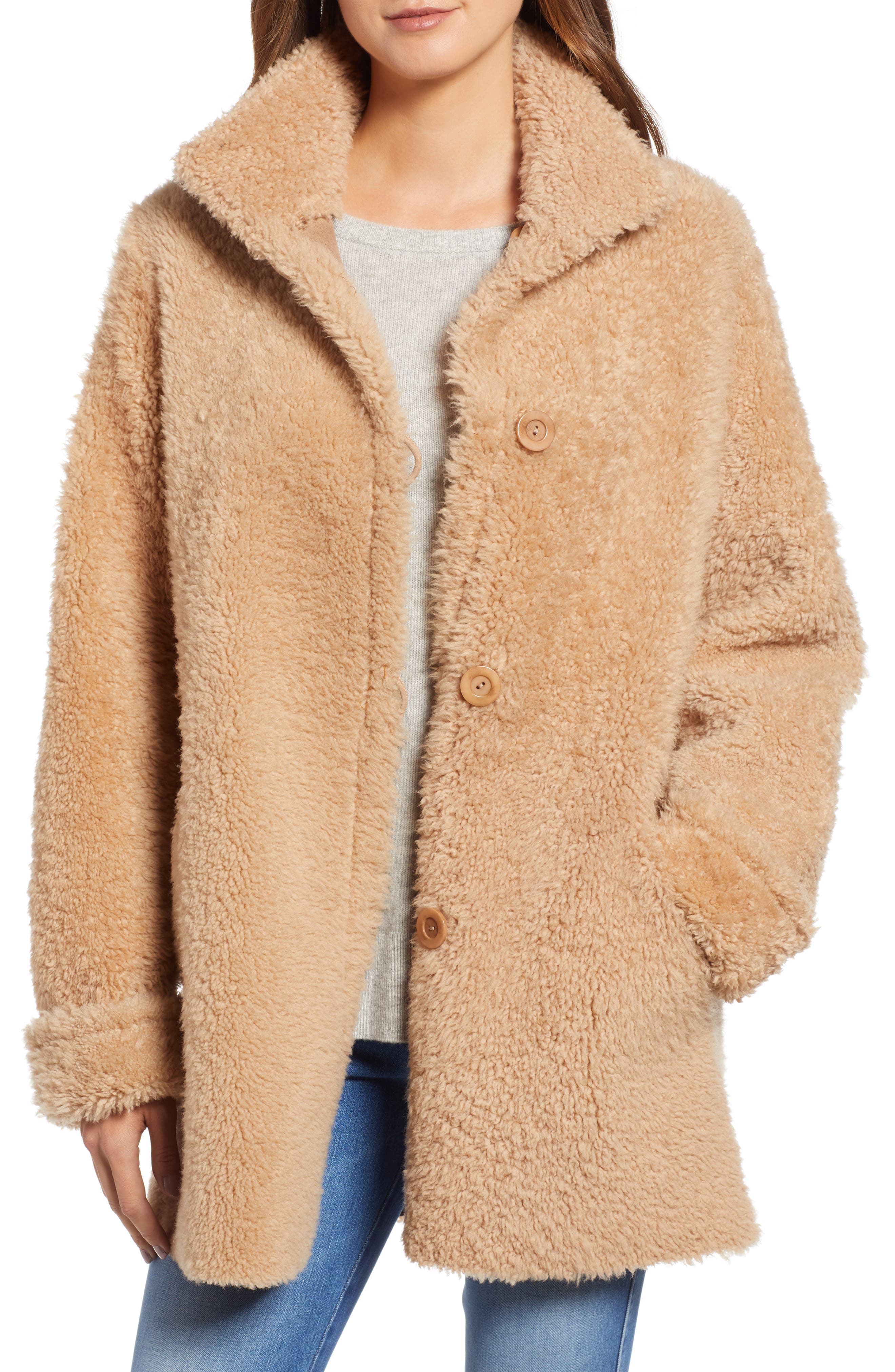 Blue Duck Reversible Genuine Shearling Topper Jacket