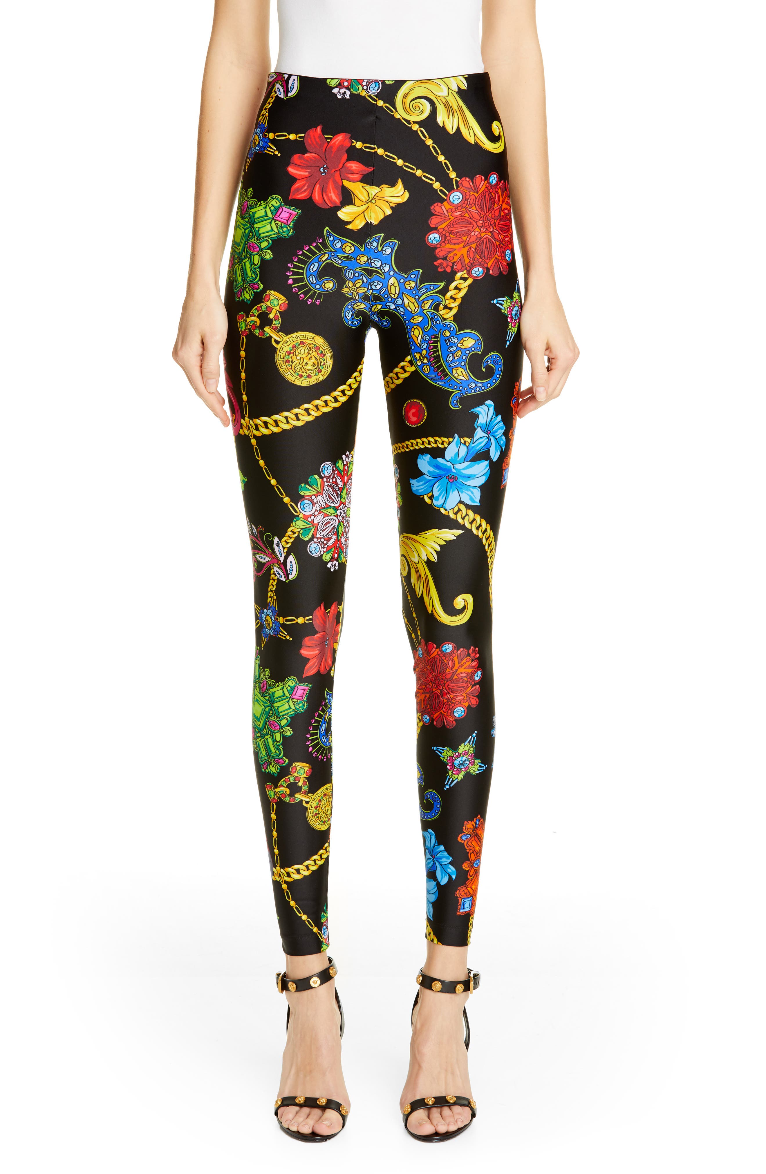 Versace Gioielleria Jetes Print Leggings