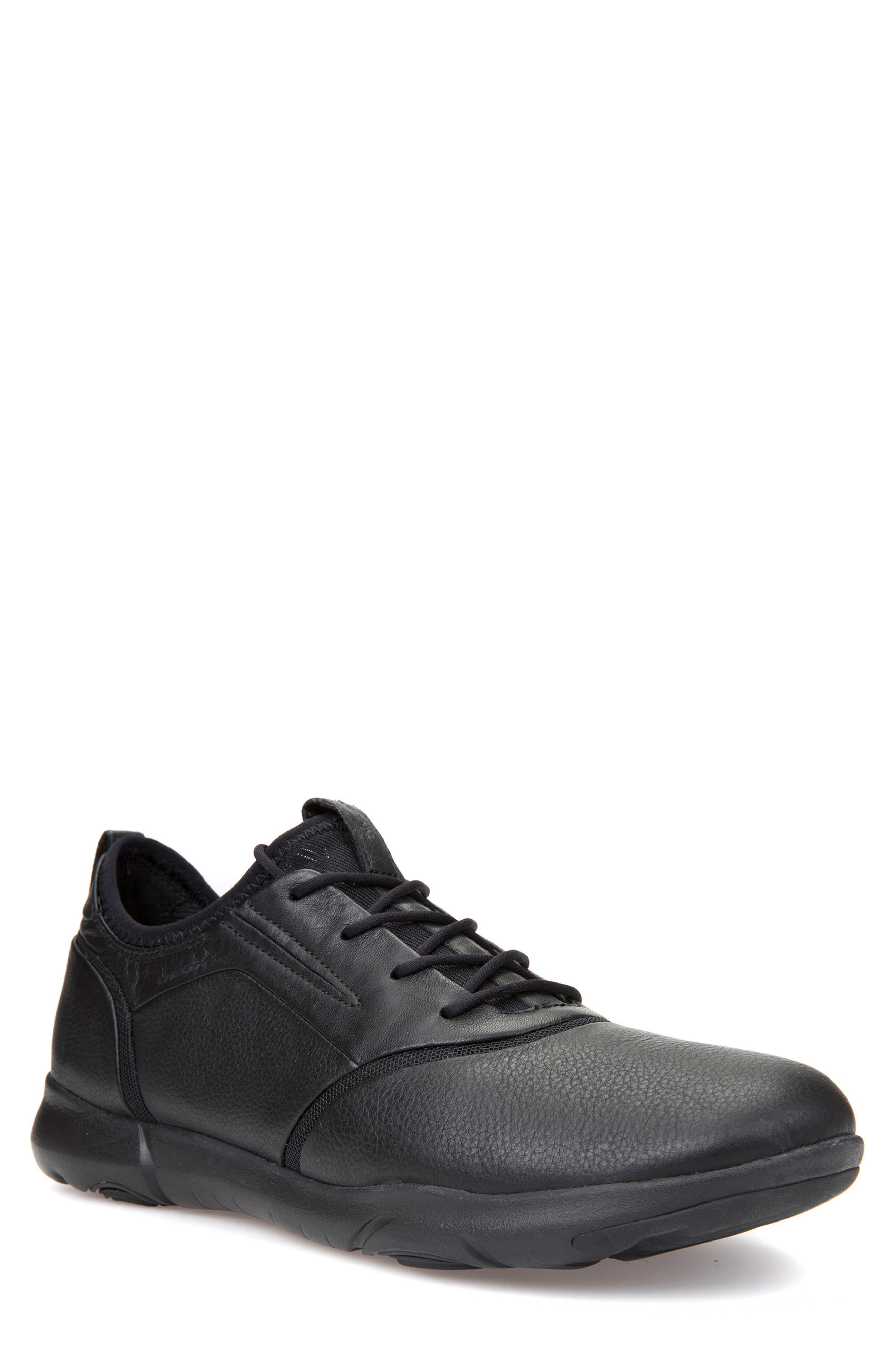Geox Nebula S 4 Lace-Up Sneaker, Black