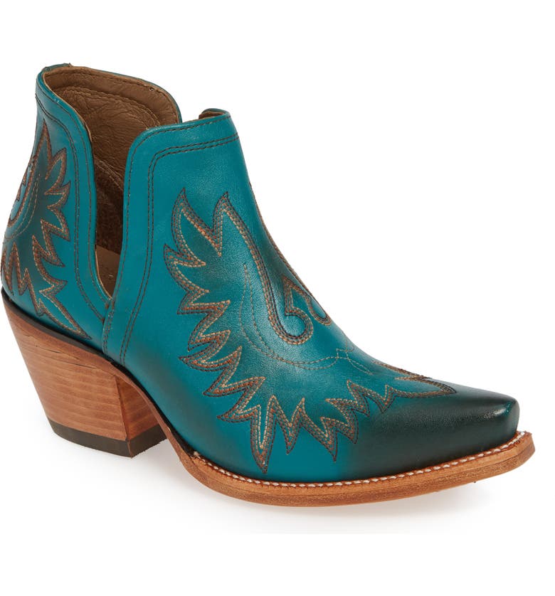 Dixon Bootie, Main, color, AGATE GREEN LEATHER