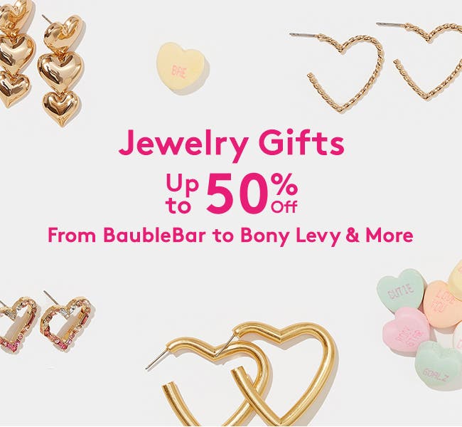 Jewelry Gifts Up to 50% Off From BaubleBar to Bony Levy & More