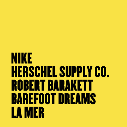 Nike, Zella, Herschel Supply Co., Robert Barakett, Barefoot Dreams, La Mer, Kiehl's Since 1851, Mini Boden, UGG and more!