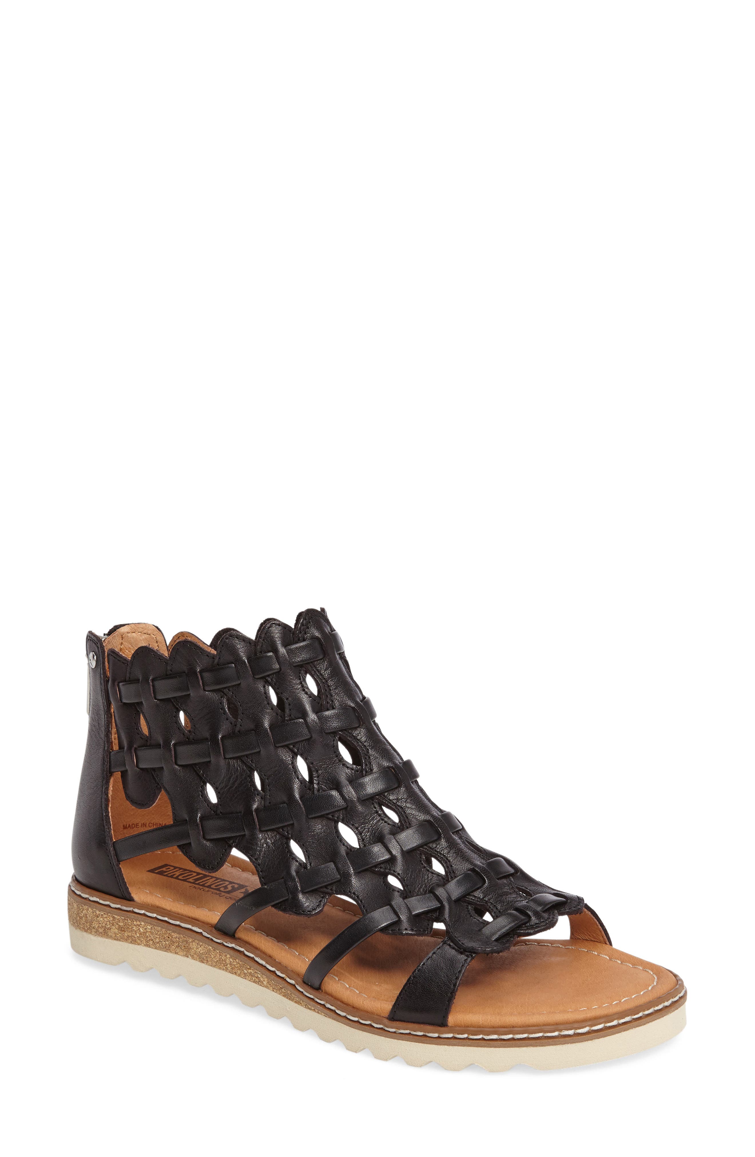 Pikolinos Alcudia Sandal, Black