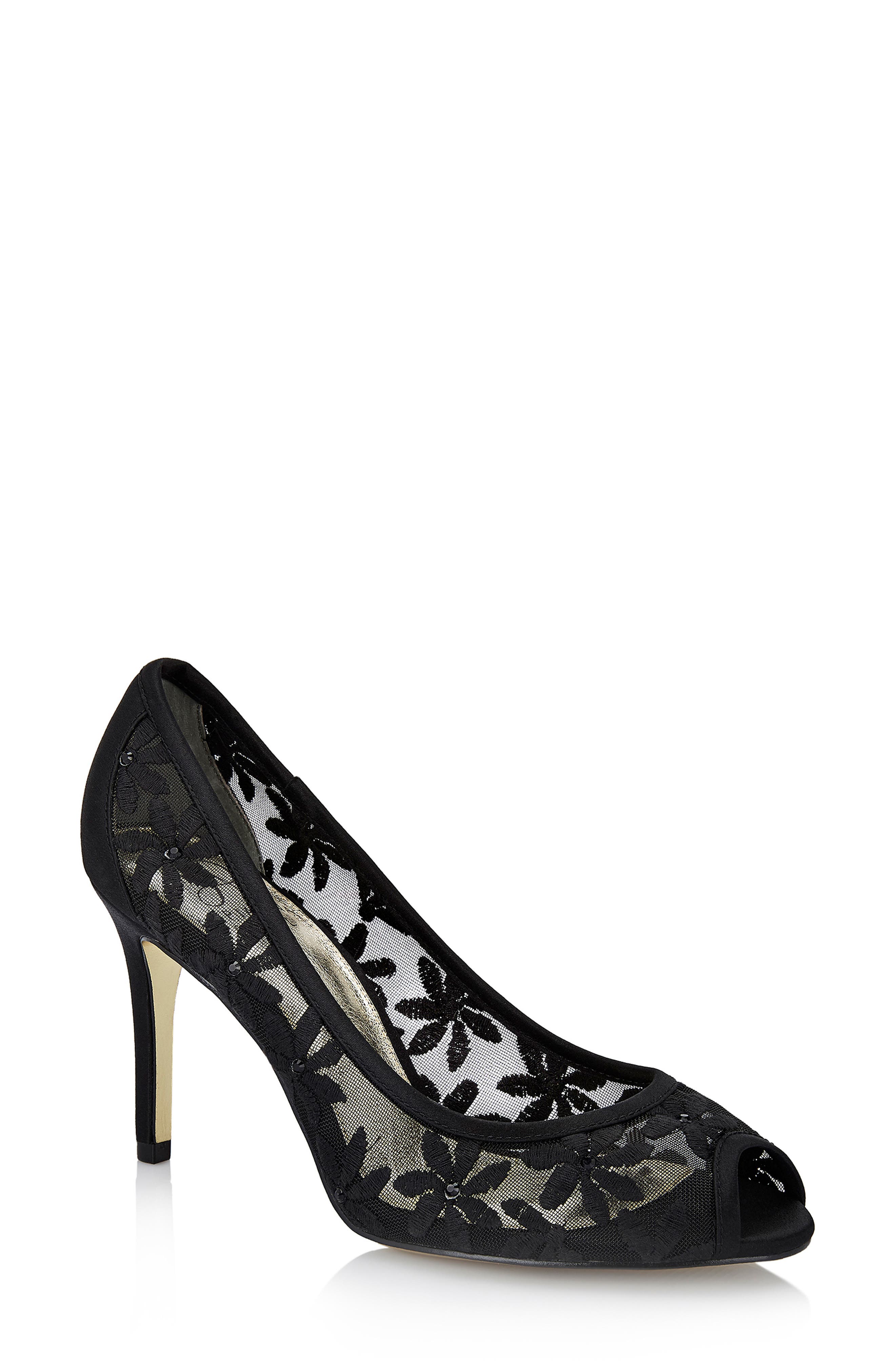 Adrianna Papell Frances Peep Toe Pump- Blue
