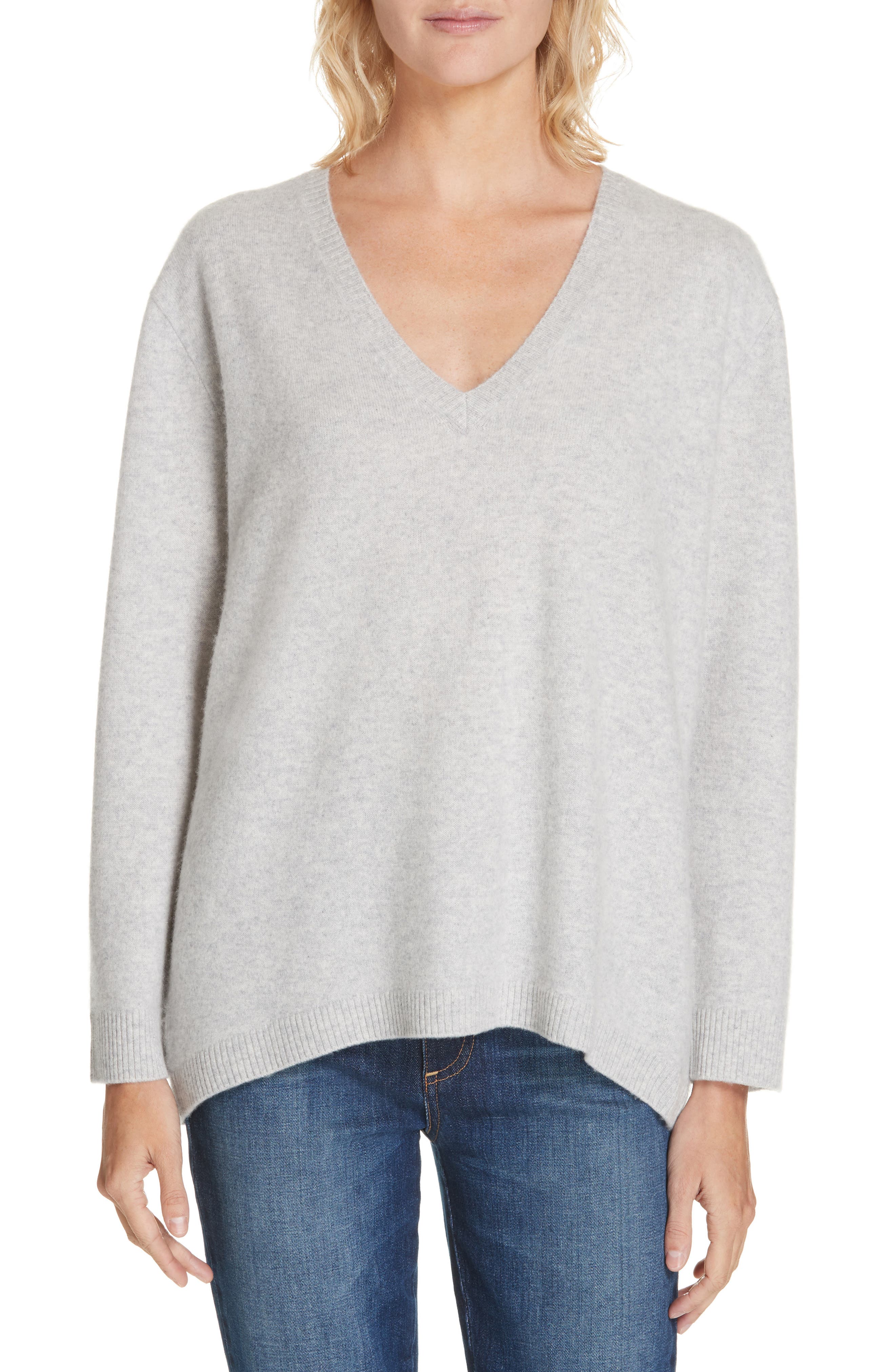 Nordstrom Signature Boiled Cashmere VNeck Sweater Nordstrom