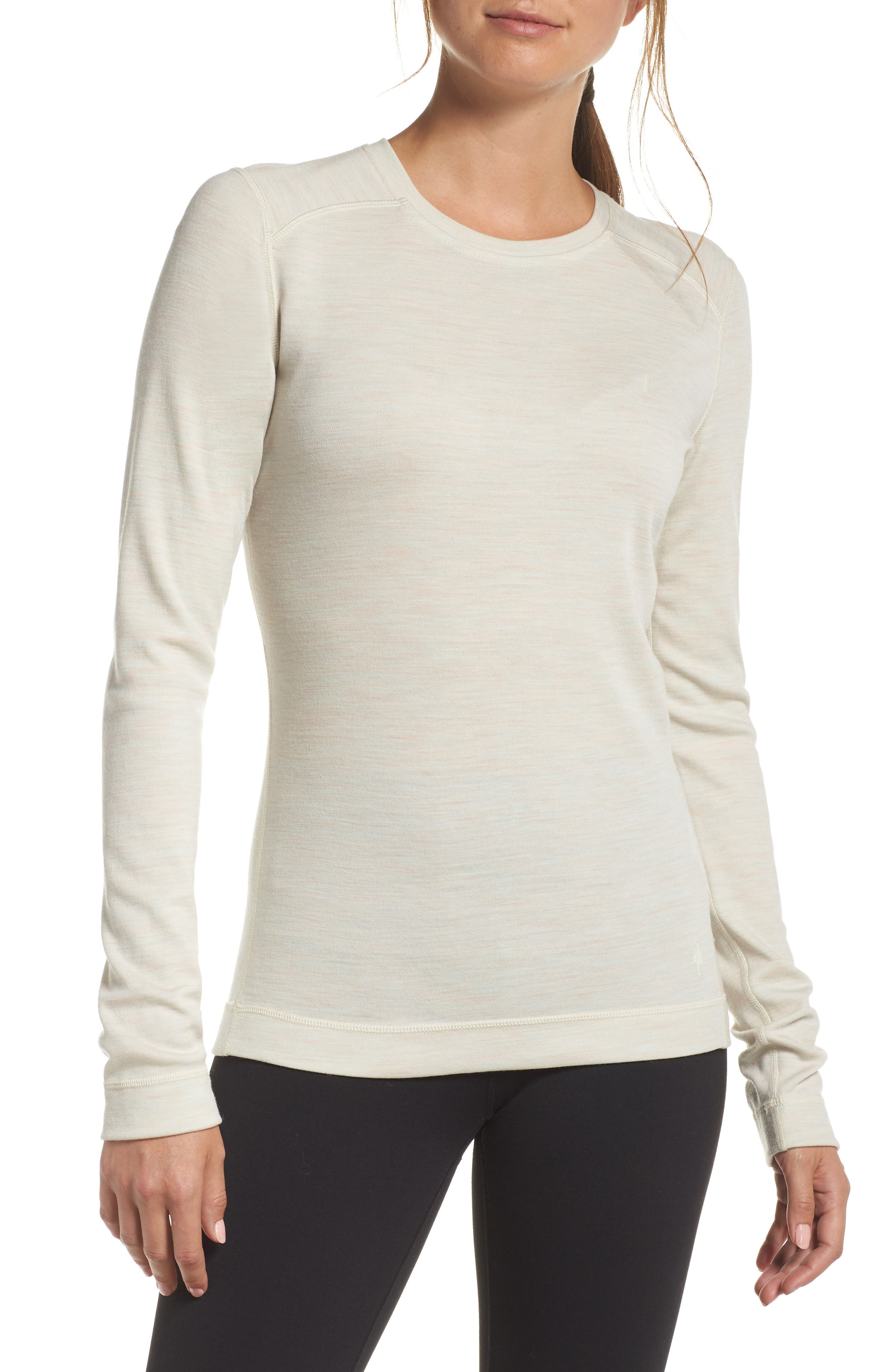 Smartwool Merino 250 Base Layer Crew Top, Beige