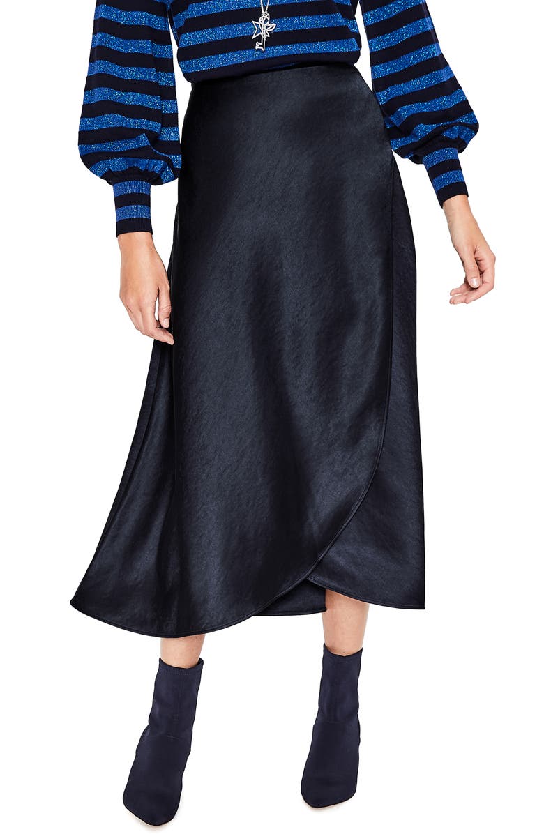 Epsom Midi Skirt,
                        Main,
                        color, NAVY