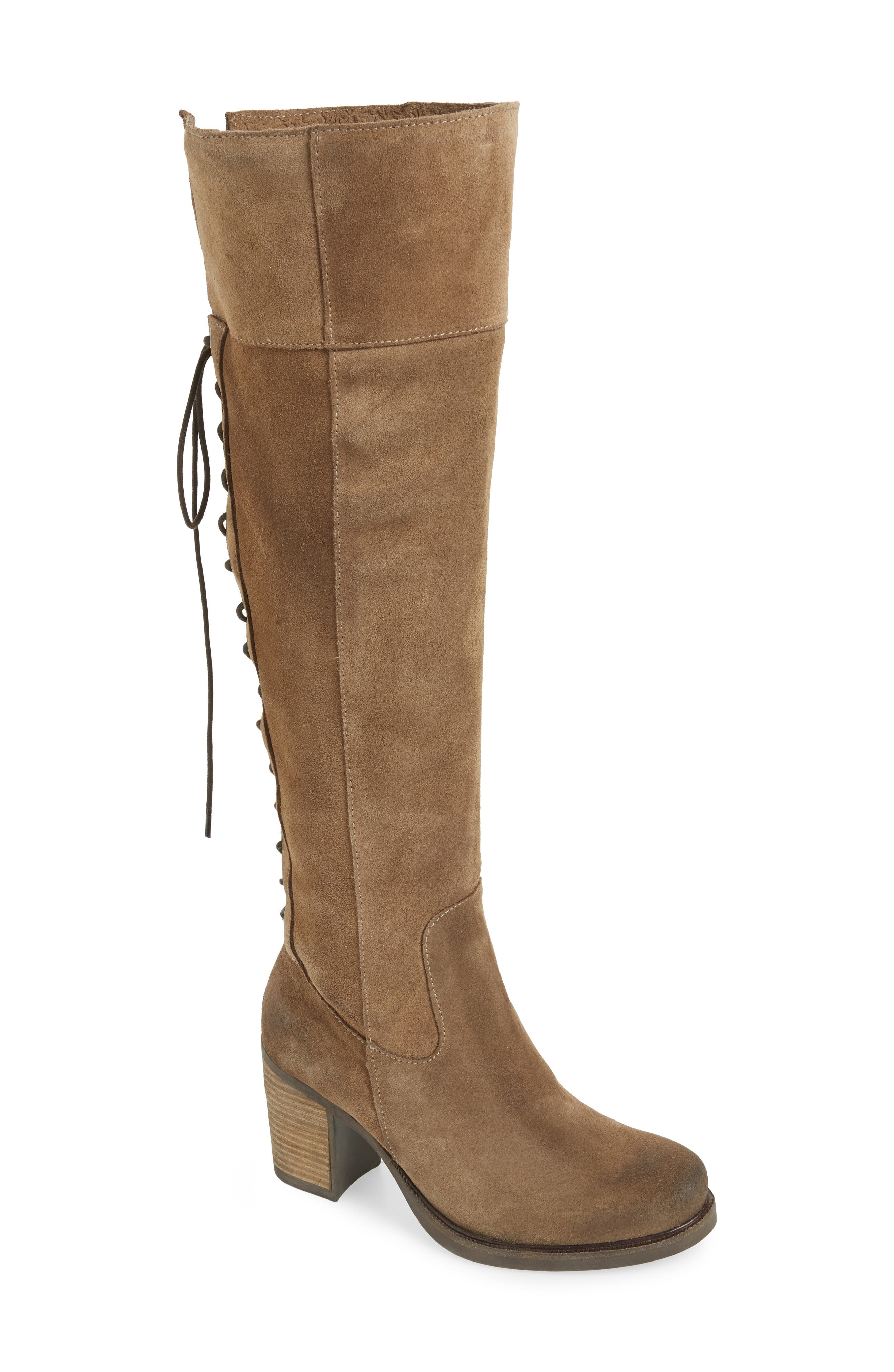 Bos. & Co. Bond Waterproof Over-The-Knee Boot, Beige