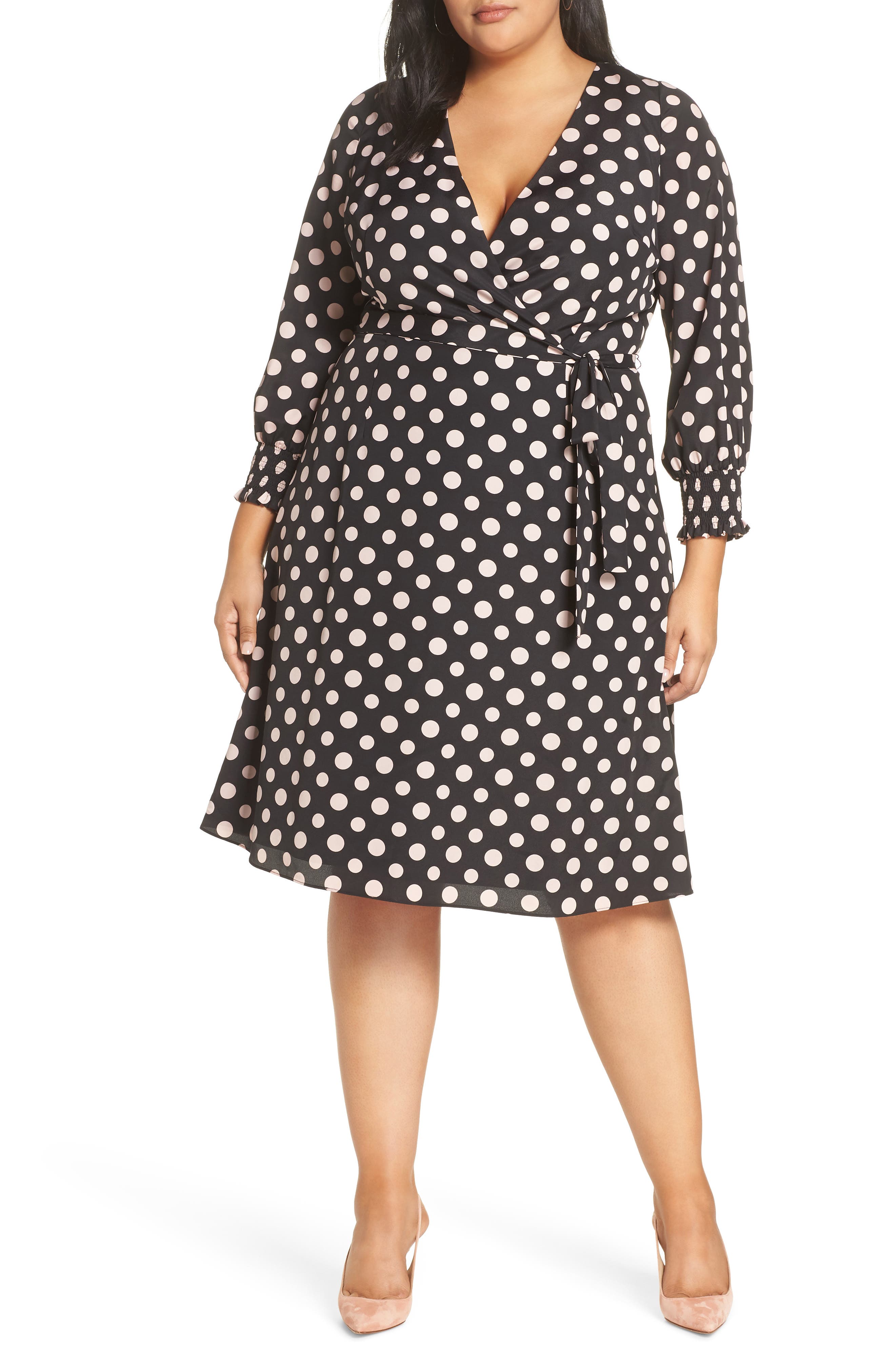 Plus Size Polka Dot Dresses - Vintage 40s, 50s, 60s, 70s Dresses