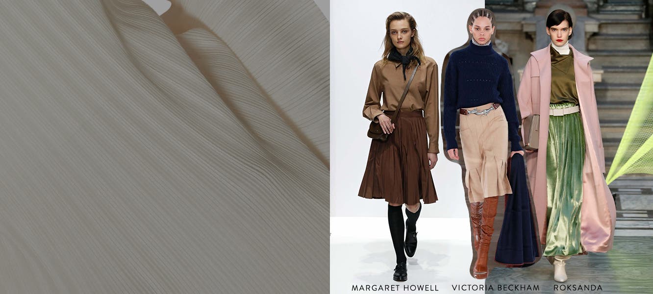 Get ahead at London Fashion Week with pleats.