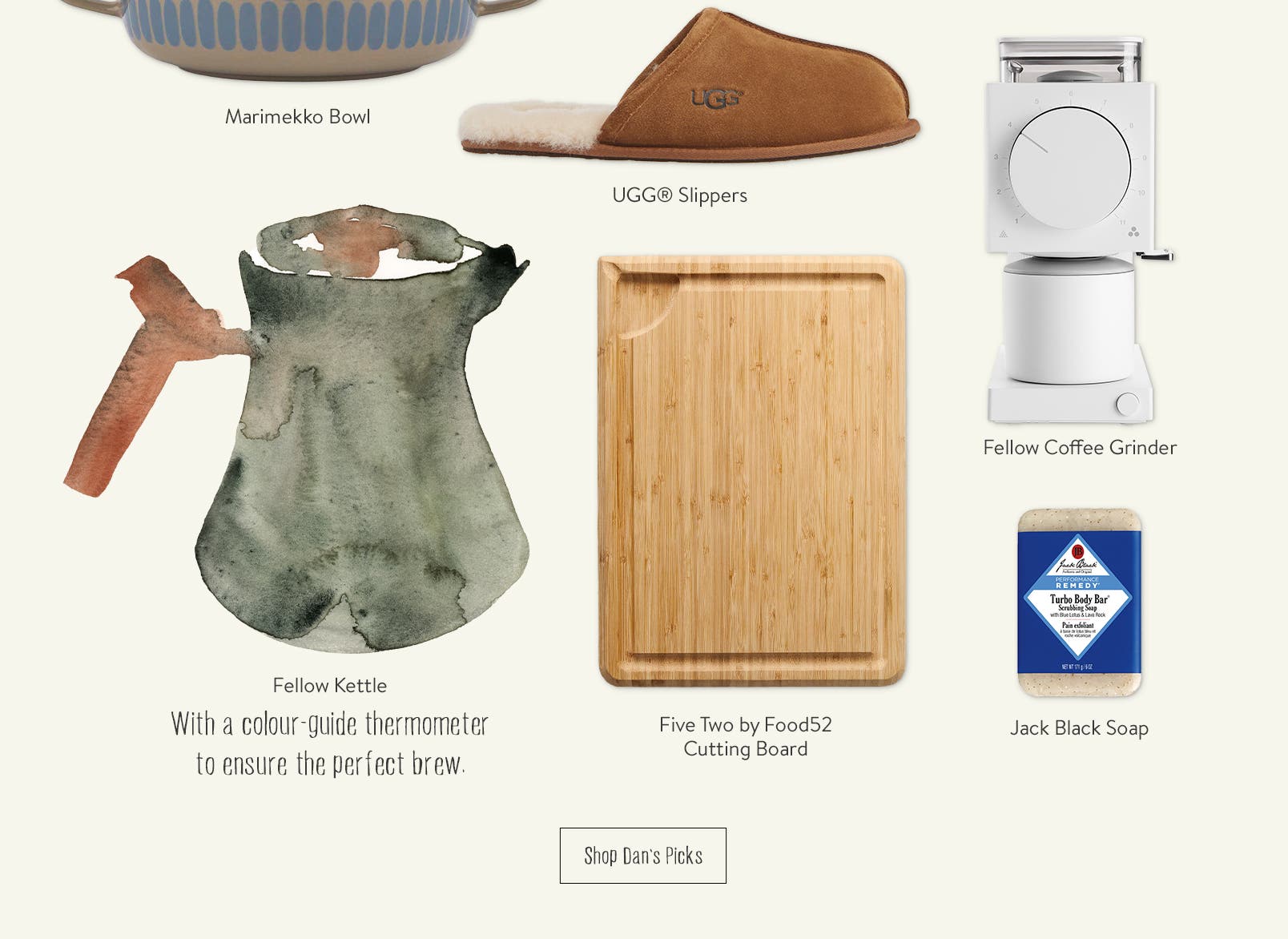 Father's Day gift picks, including cookware, kitchenware and fragrance.
