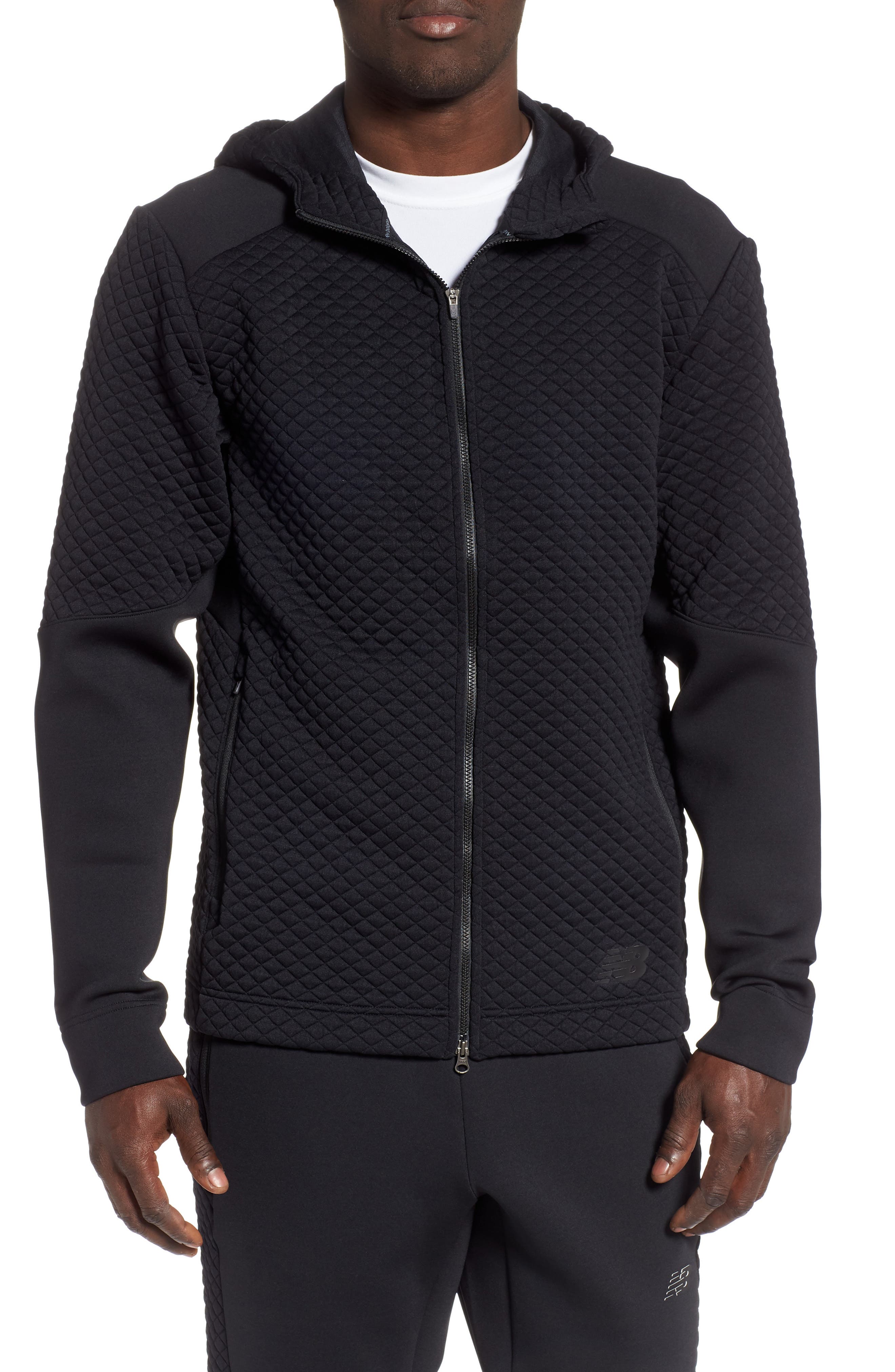 New Balance Heat Loft Zip Hoodie, Black