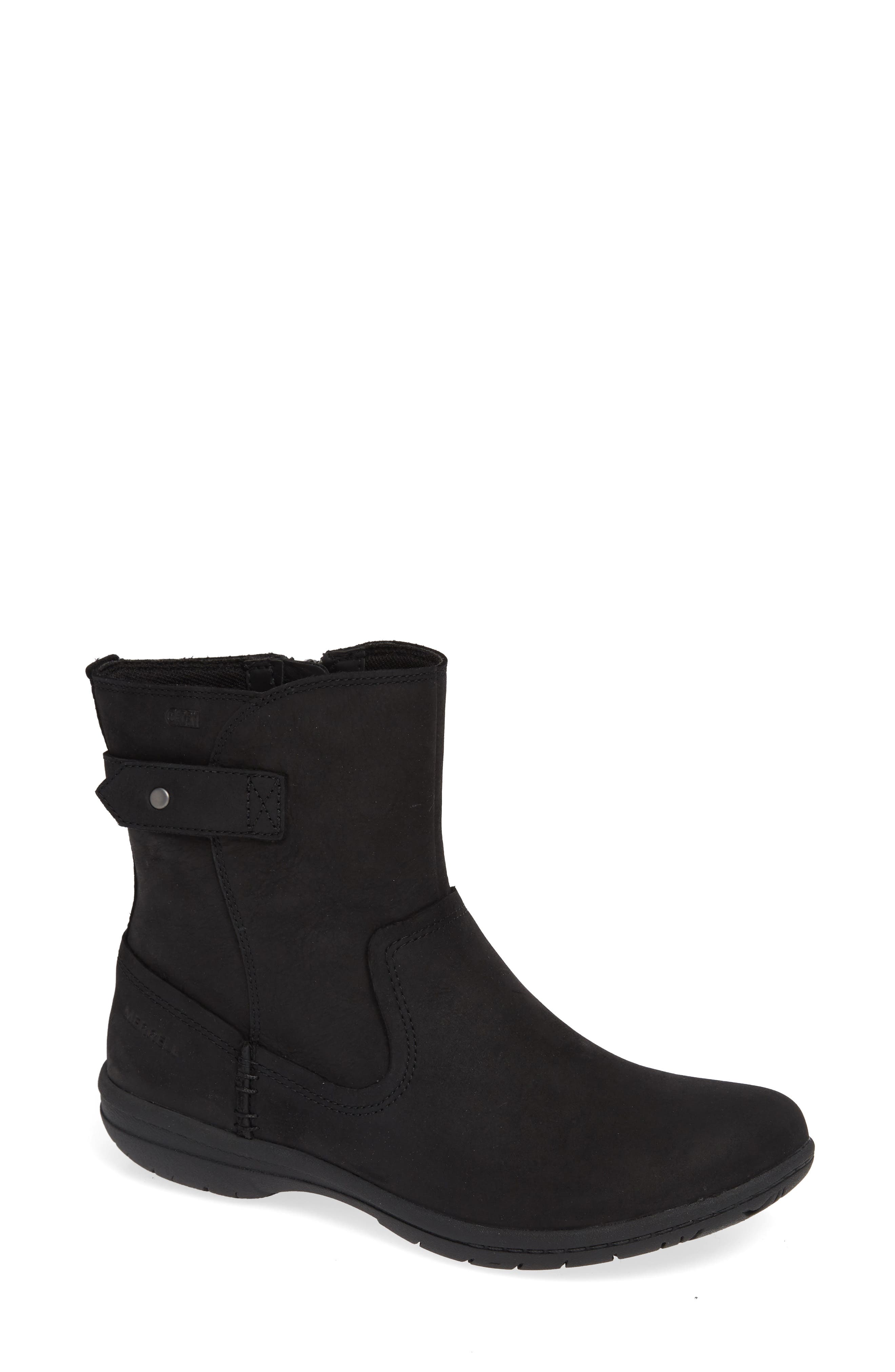 Merrell Kassie Waterproof Bootie- Black
