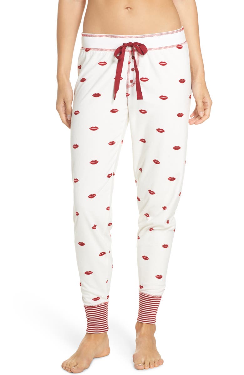 Valentines box (side) ️ #fnafhs PJ Salvage Lip Print Pajama Pants | Nordstrom