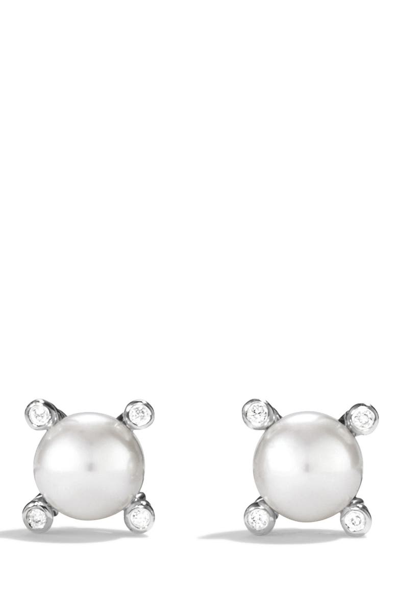 David Yurman Small Pearl Earrings With Diamonds Nordstrom Small Pearl Earrings With Diamonds