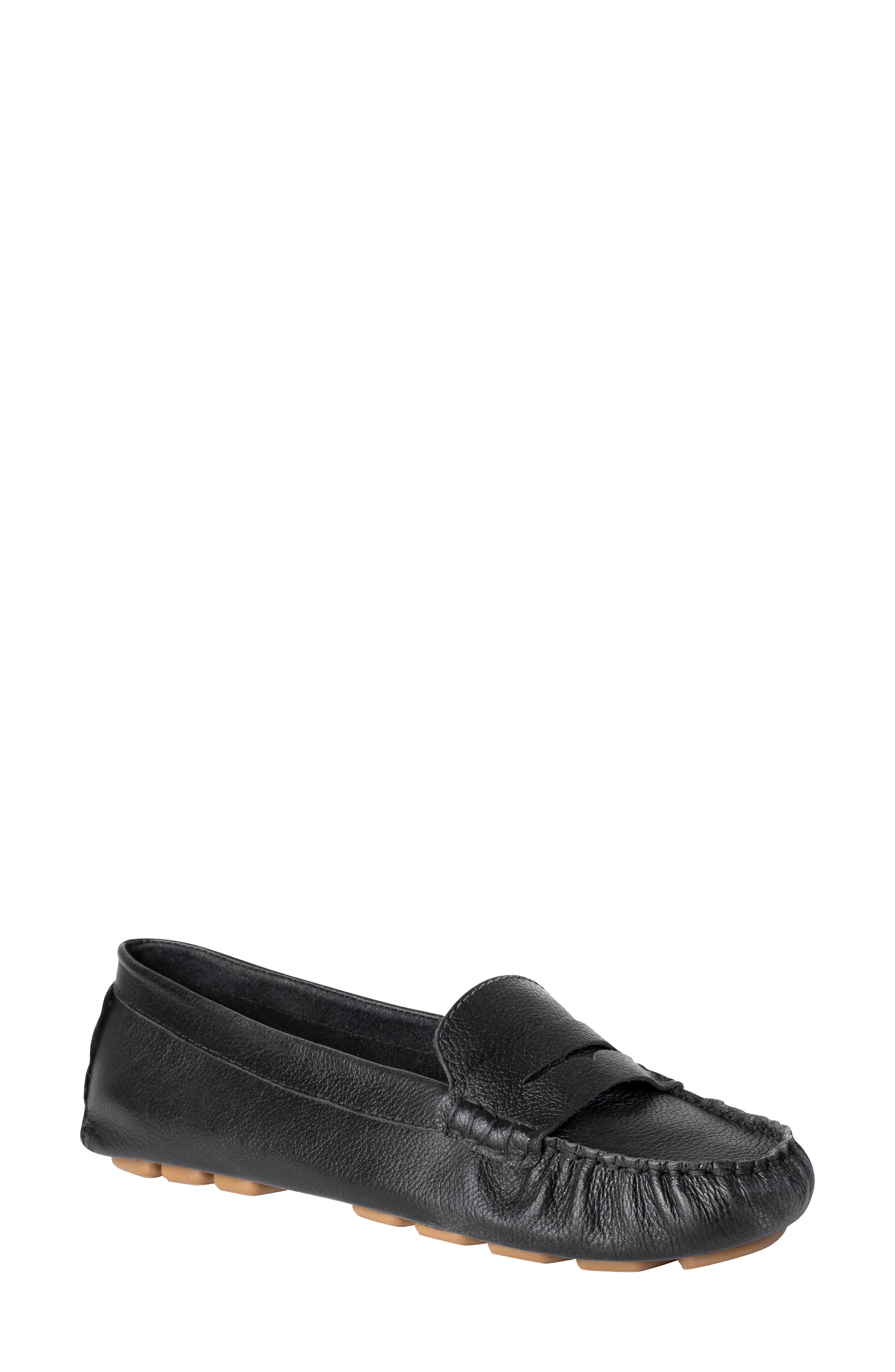 Ukies Driving Moccasin Loafer Black