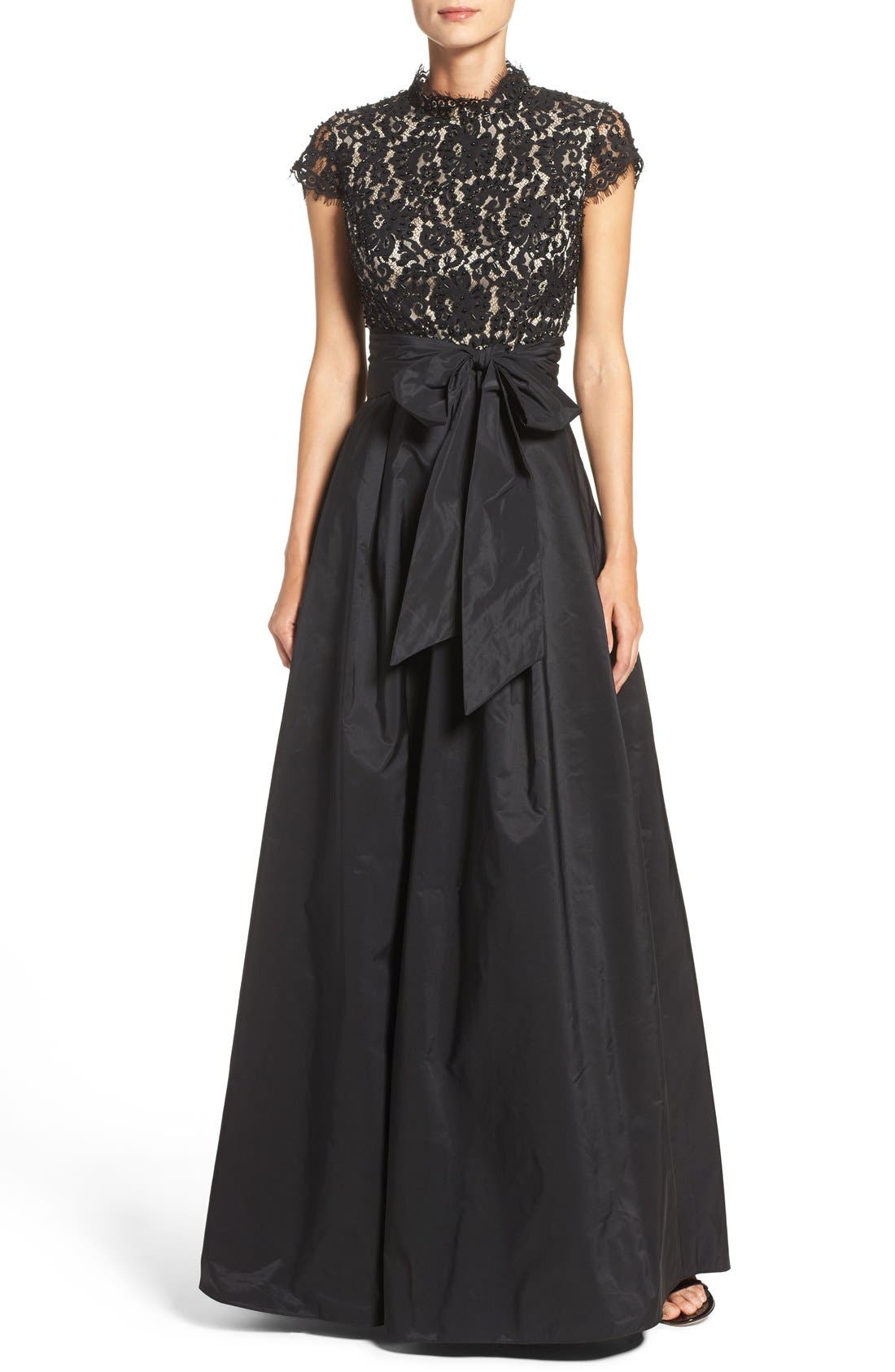 Eliza J Beaded Bodice Ballgown