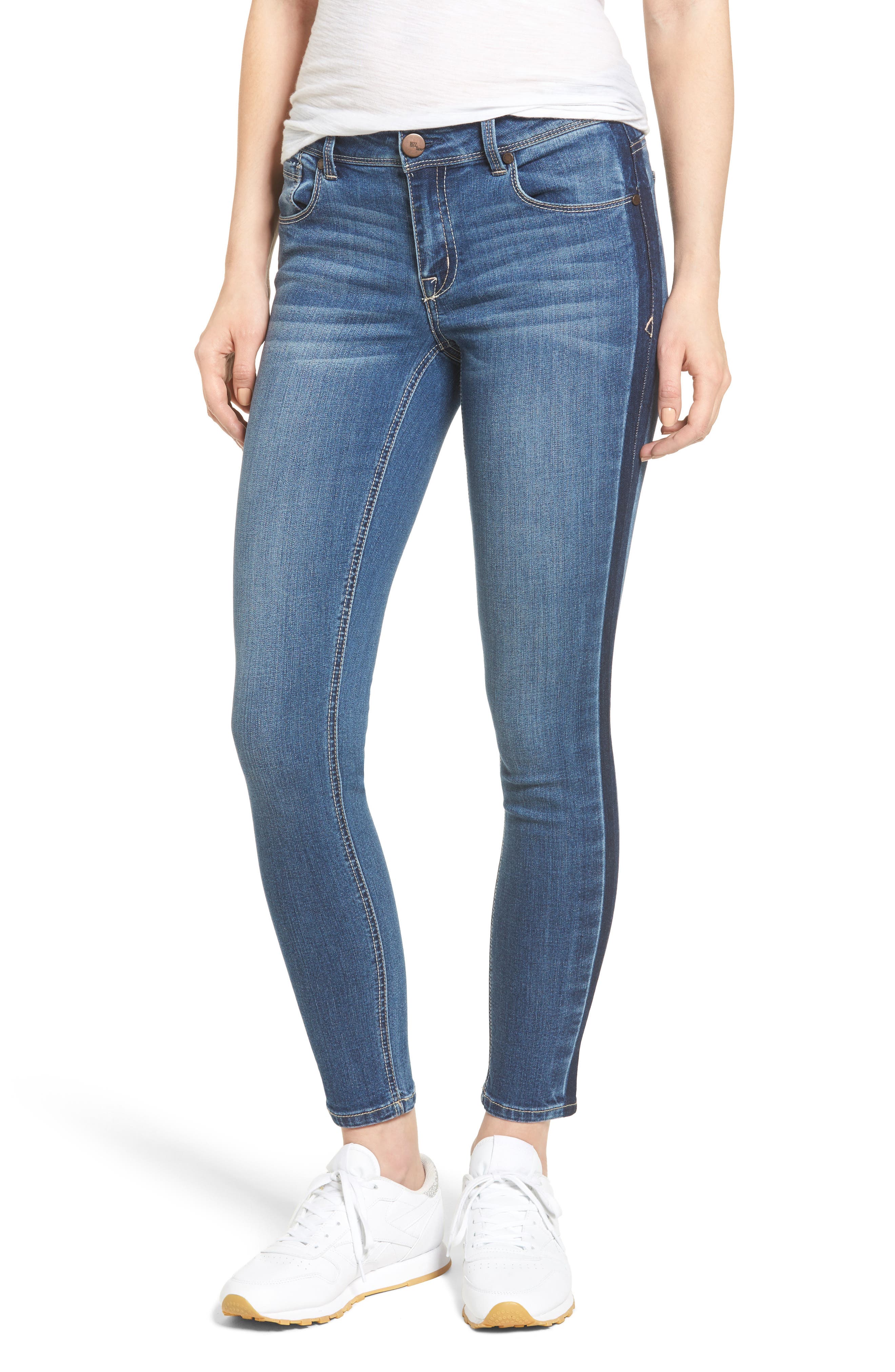 1822 Denim Side Stripe Skinny Jeans (Louise) Nordstrom
