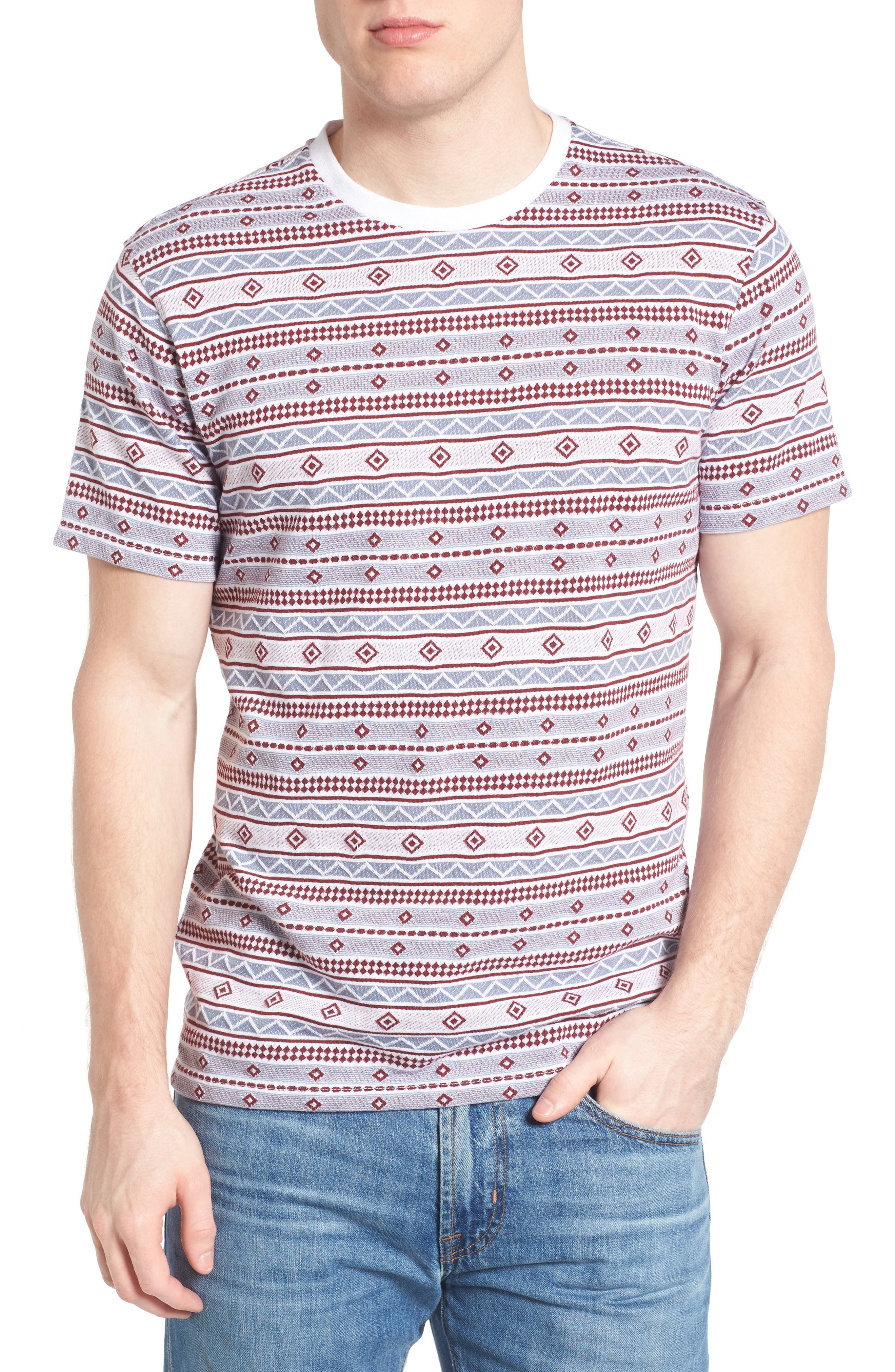 1901 Geo Jacquard TShirt Nordstrom