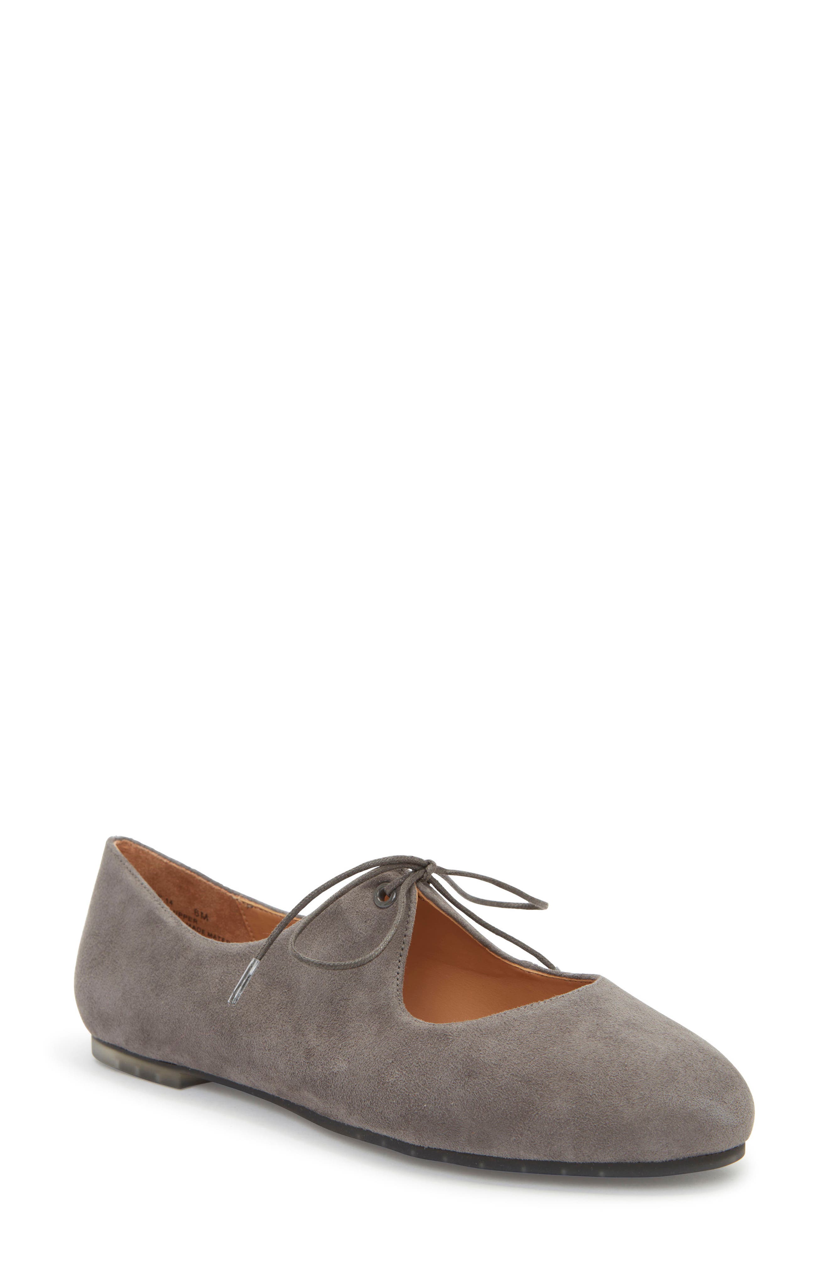 Me Too Cacey Mary Jane Flat- Grey
