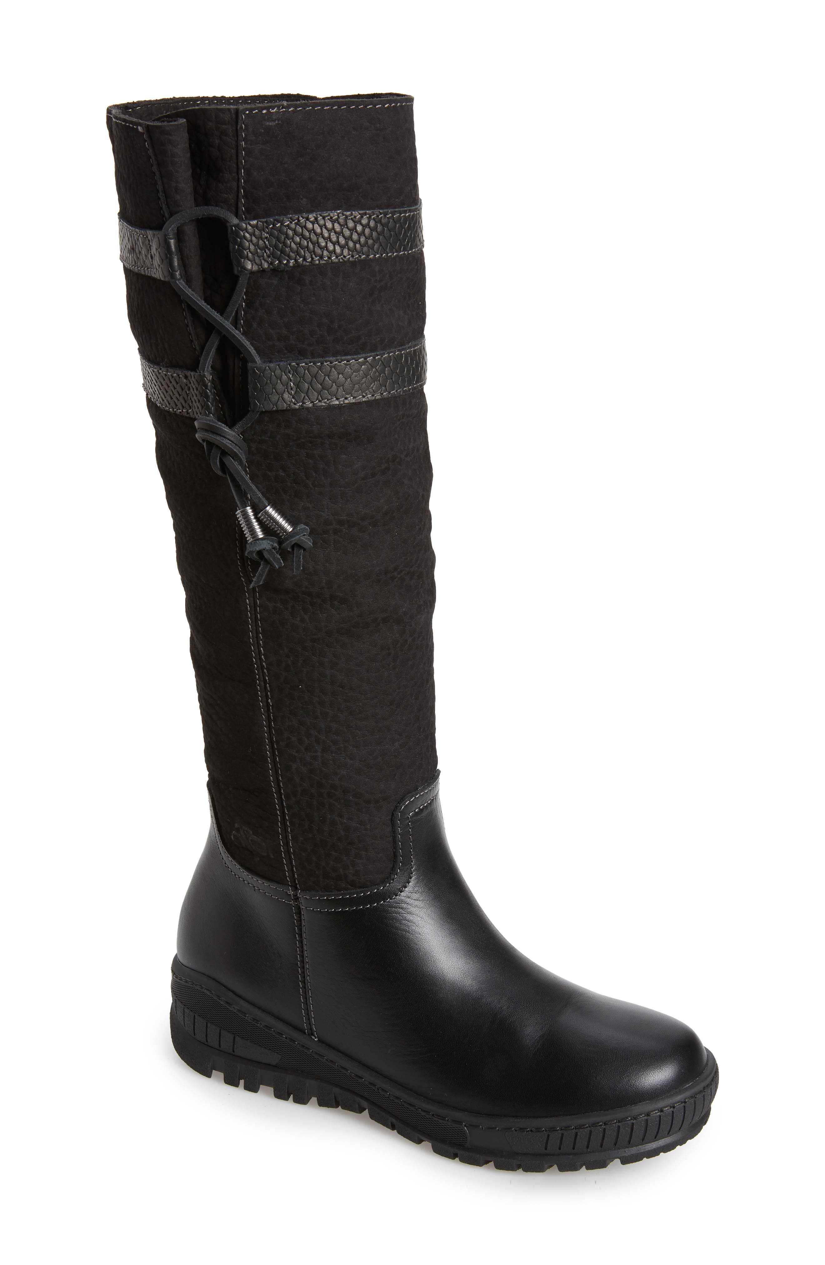 Otbt Move On Knee High Boot, Black