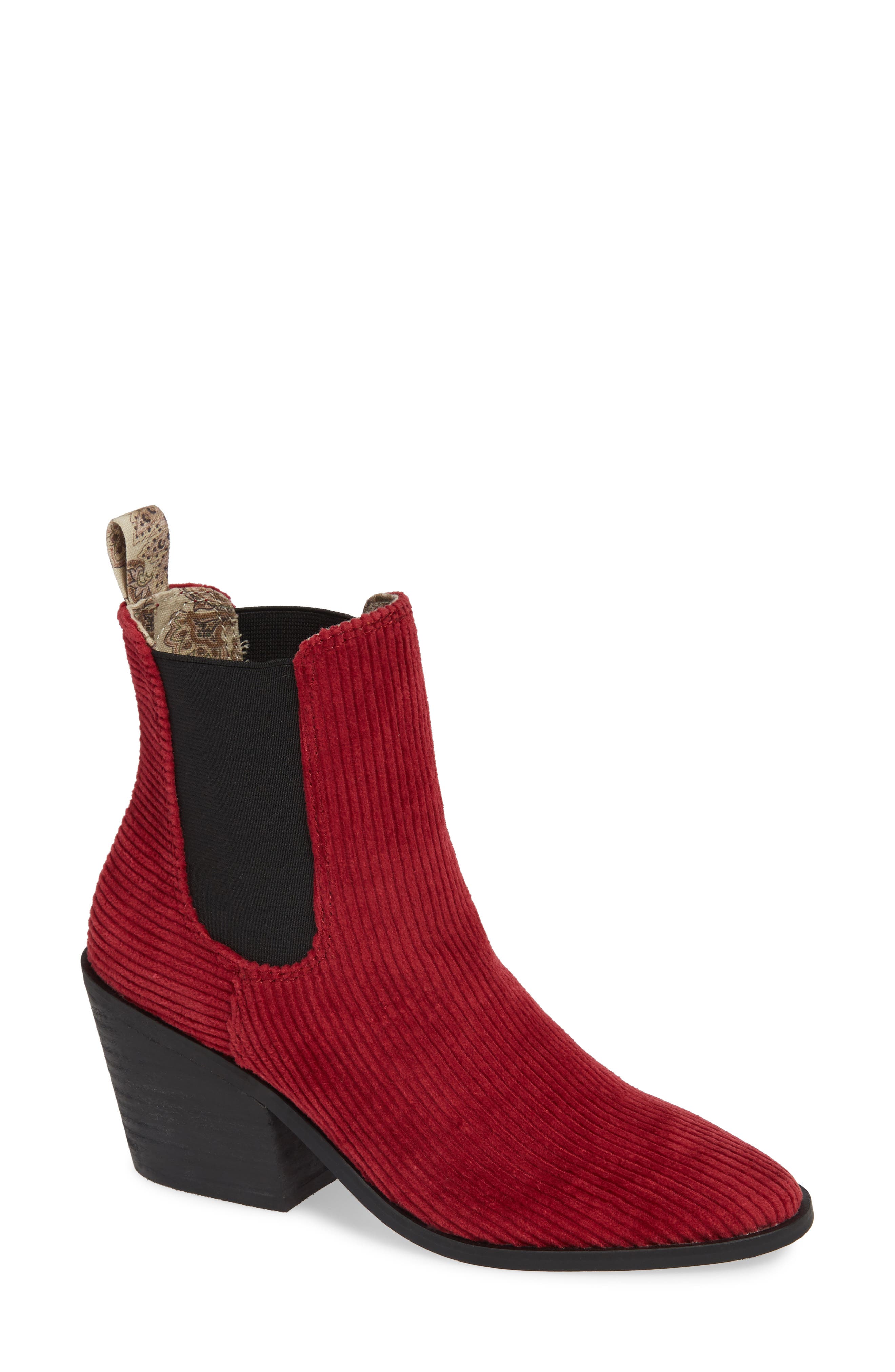 Band Of Gypsies Shadow Chelsea Boot, Red