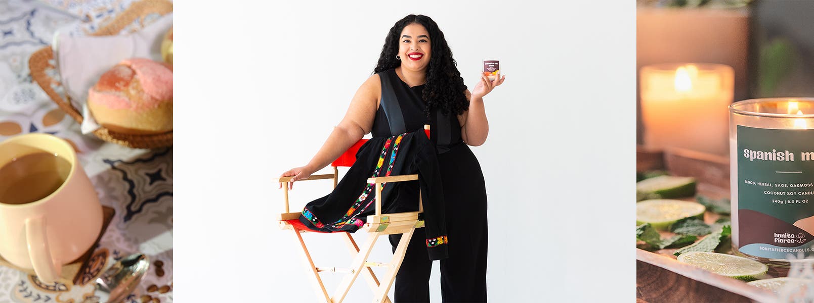 Melissa Gallardo, CEO of Bonita Fierce Candles.