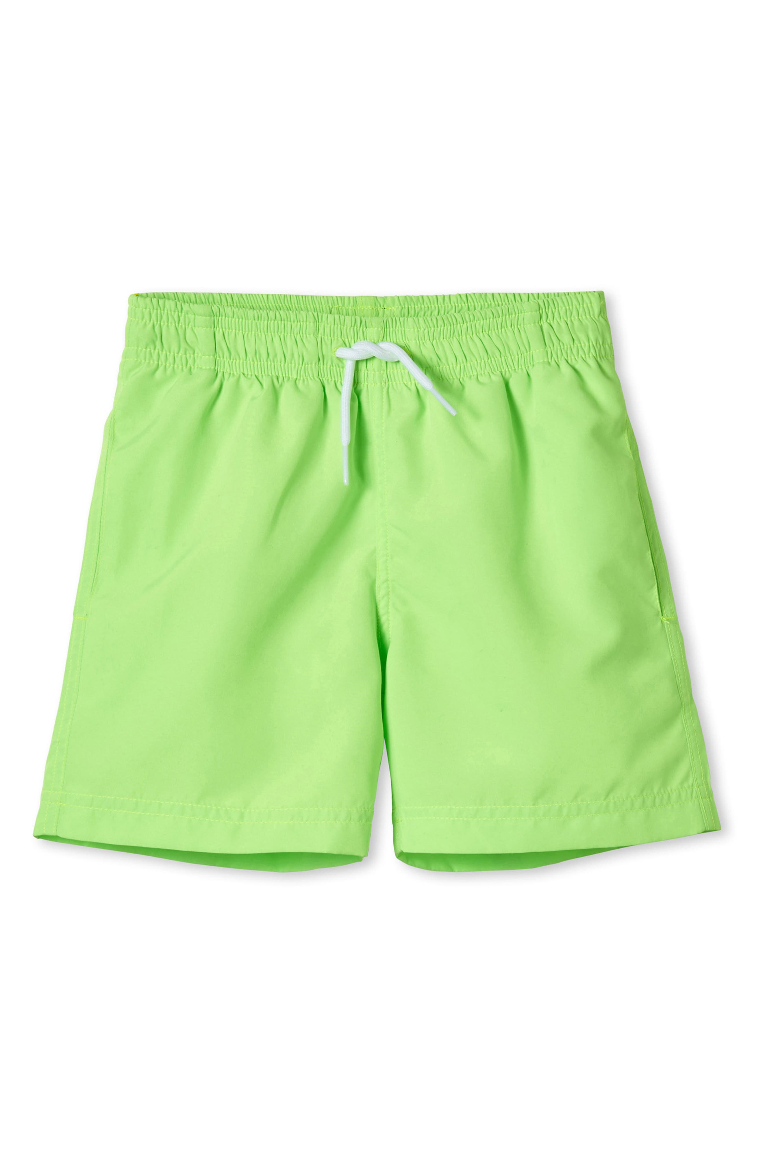 Stella Cove Neon Swim Trunks (Toddler Boys, Little Boys & Big Boys