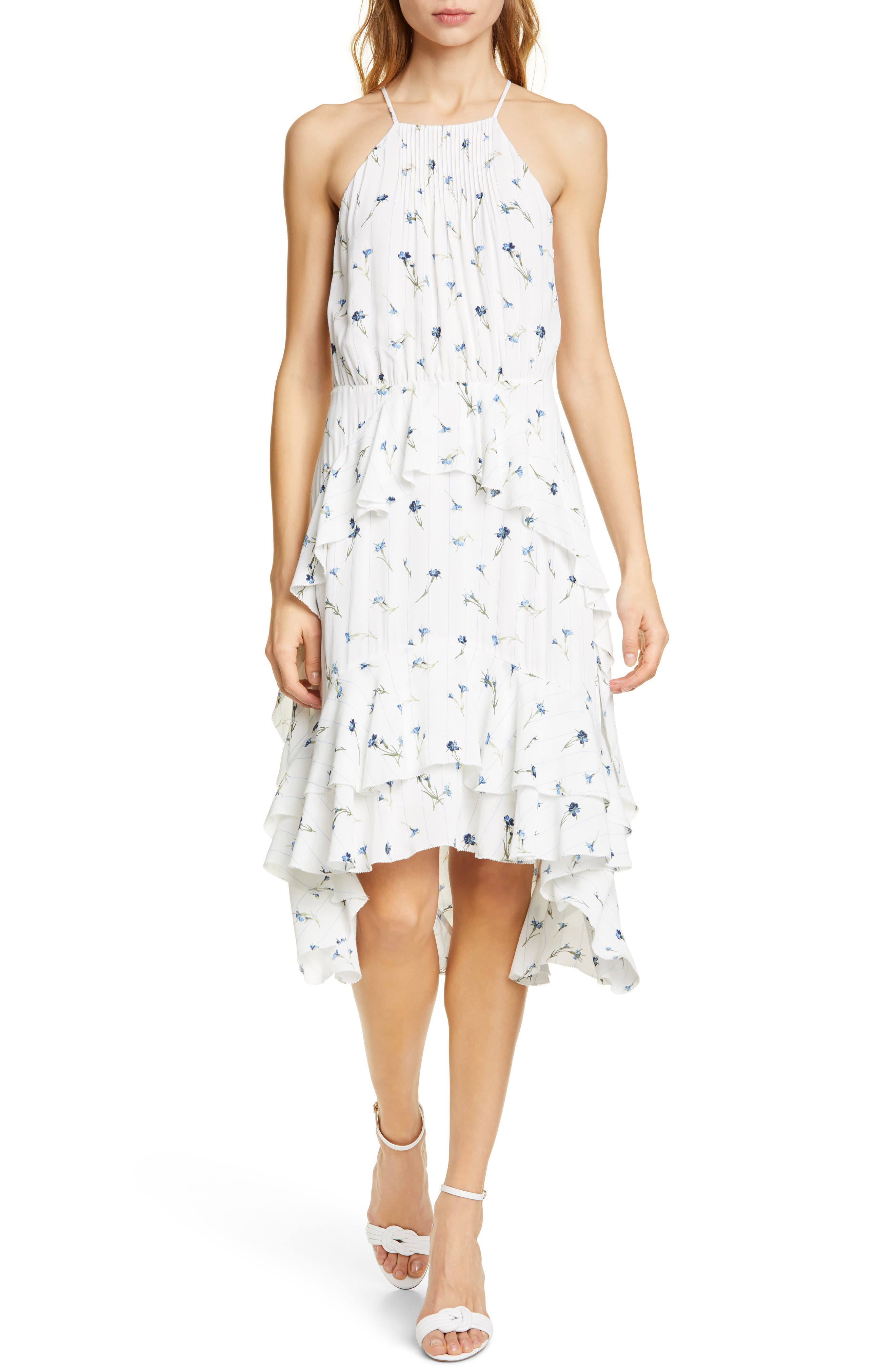 Joie Lamberta Sleeveless High/low Dress, Ivory