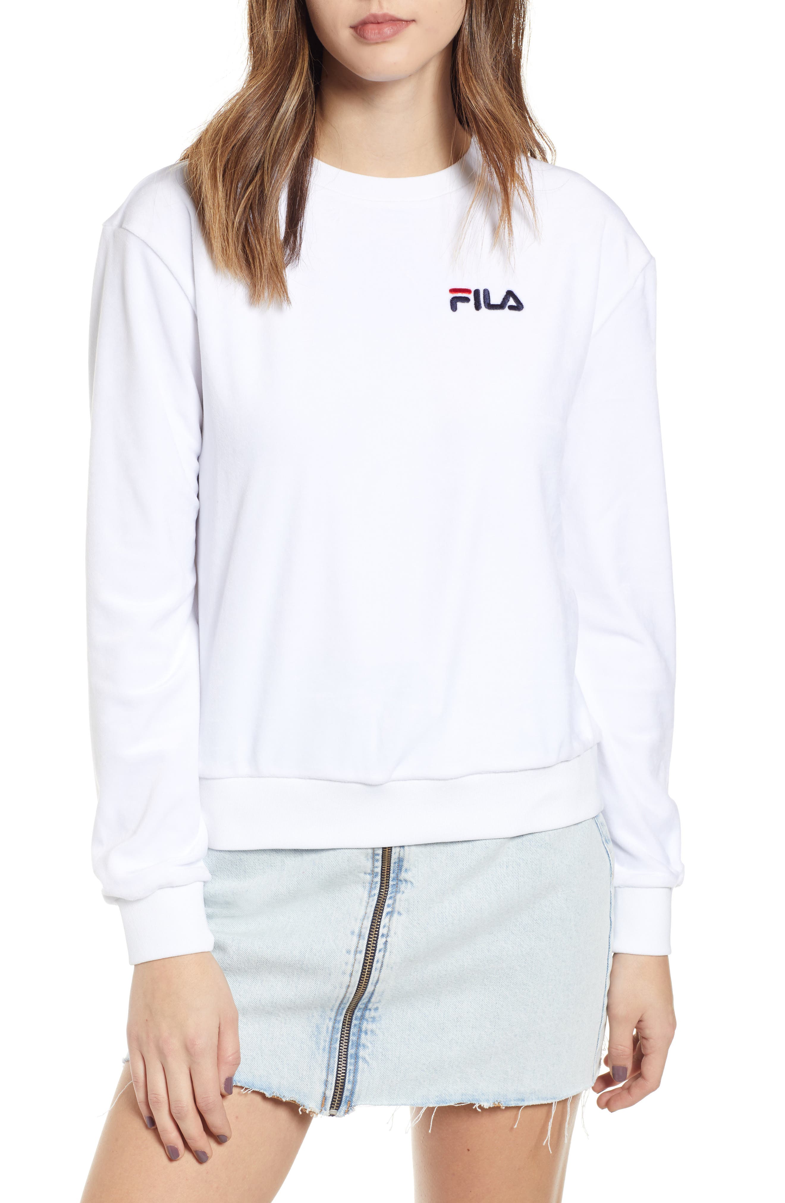 Fila Emilia Velour Sweatshirt