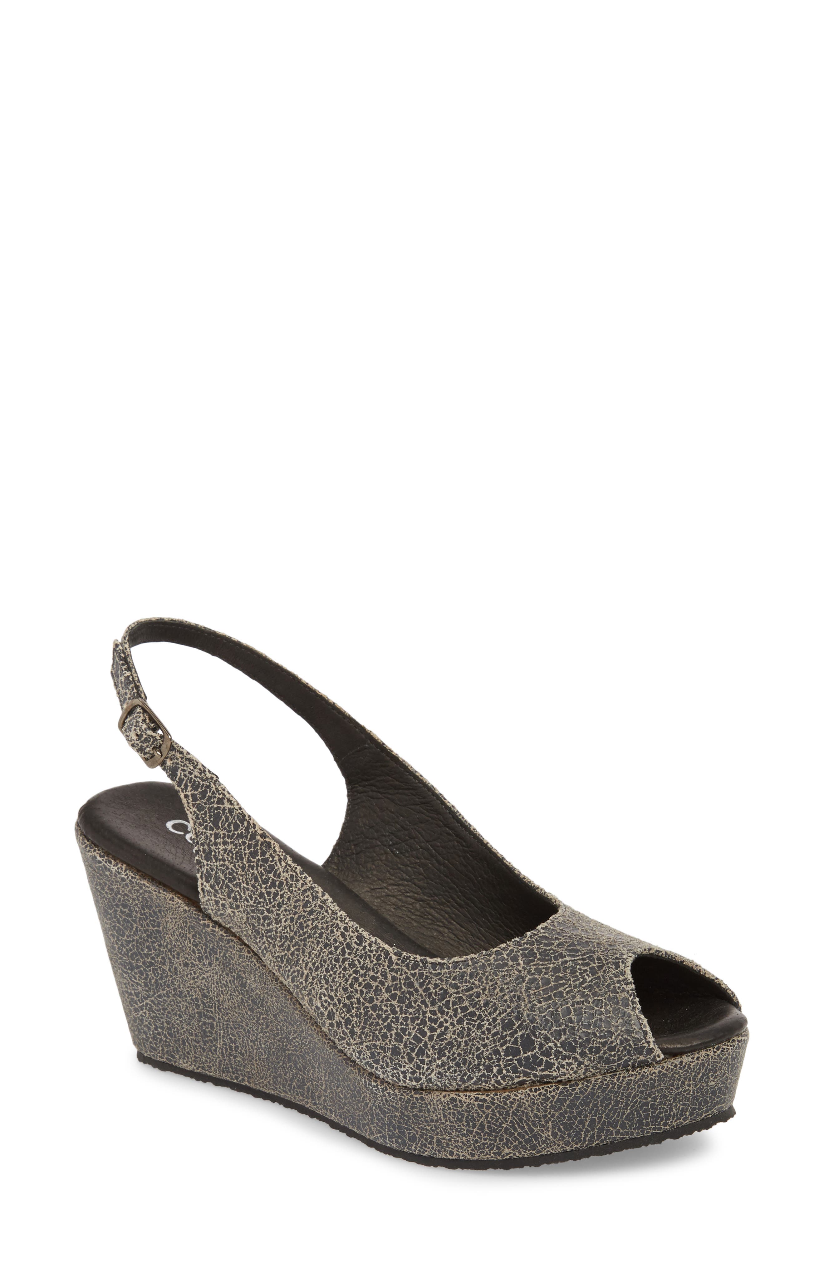 Cordani Fabrice Slingback Platform Sandal - Grey